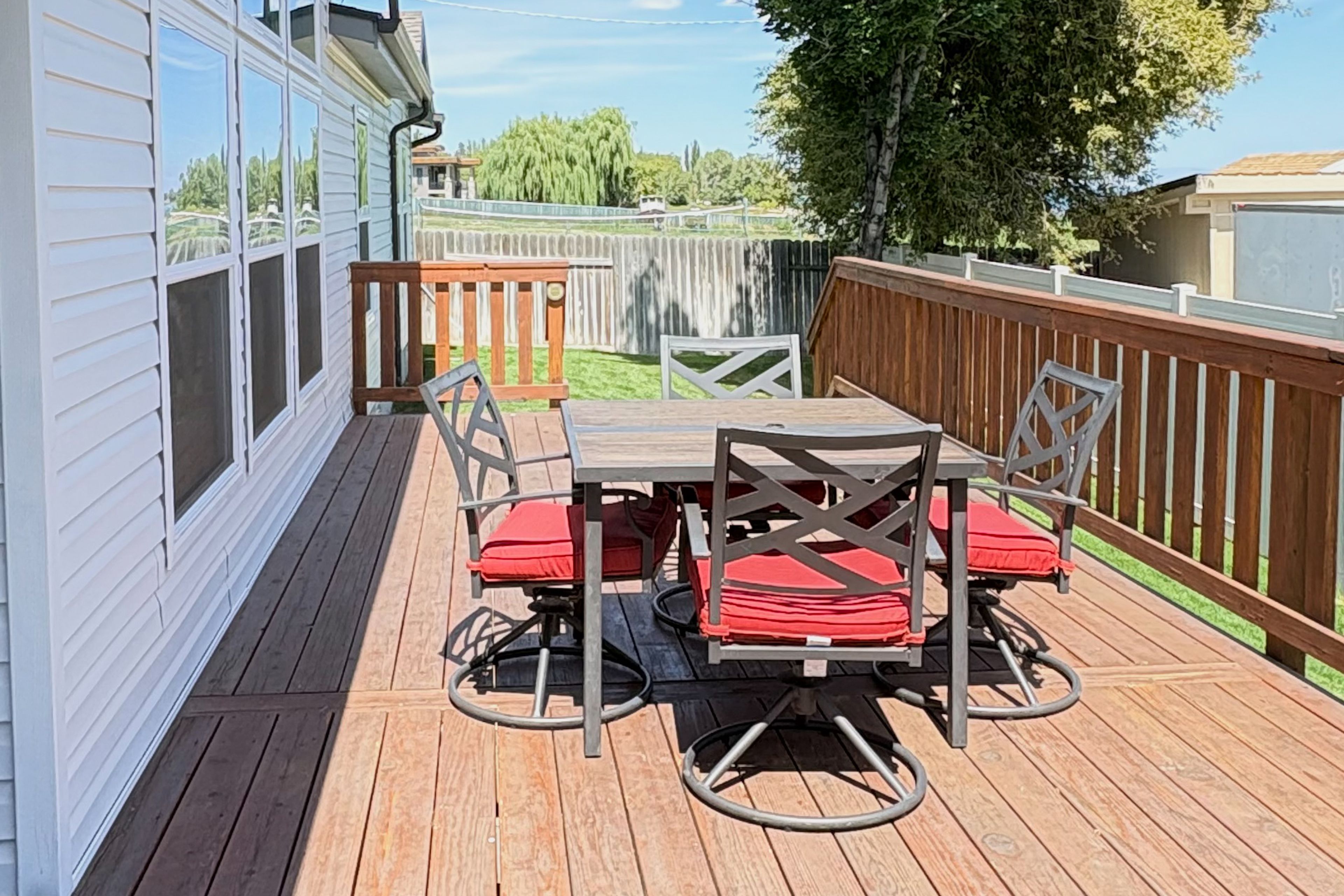 Furnished Deck | Lake Views