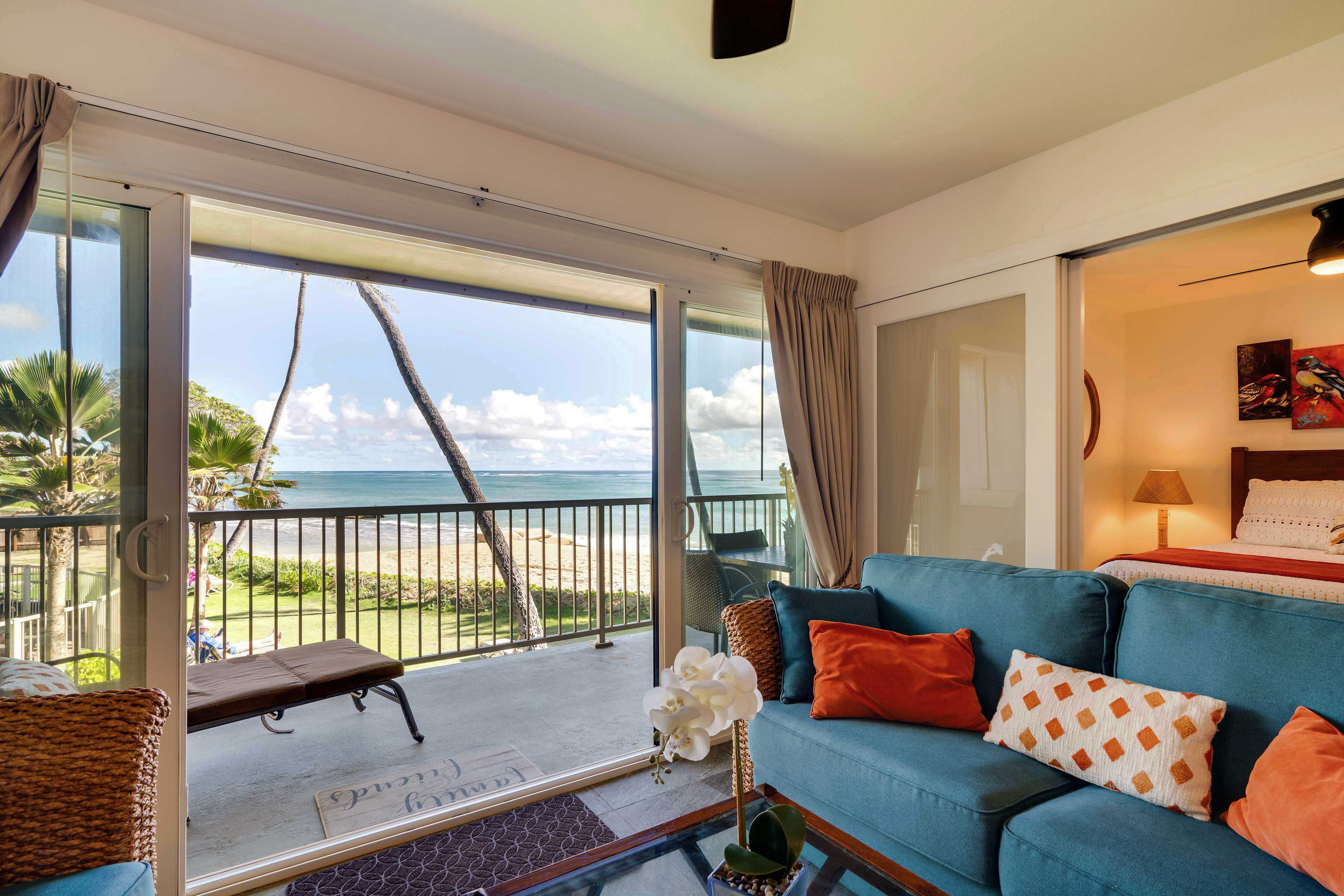 Kapa'a Vacation Rental | 2BR | 1BA | 590 Sq Ft | Step-Free (Elevator) Access