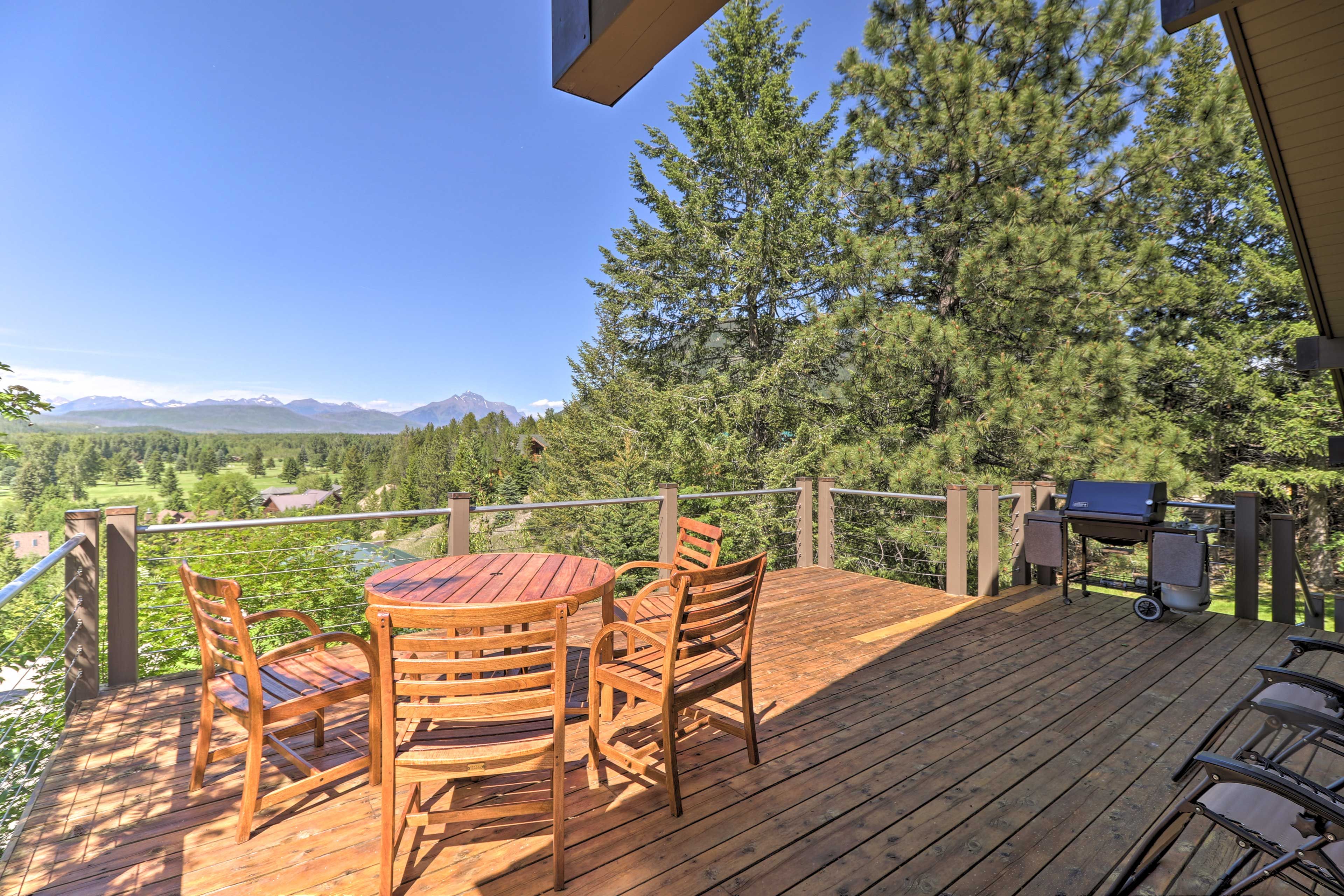 Private Deck | Mountain Views