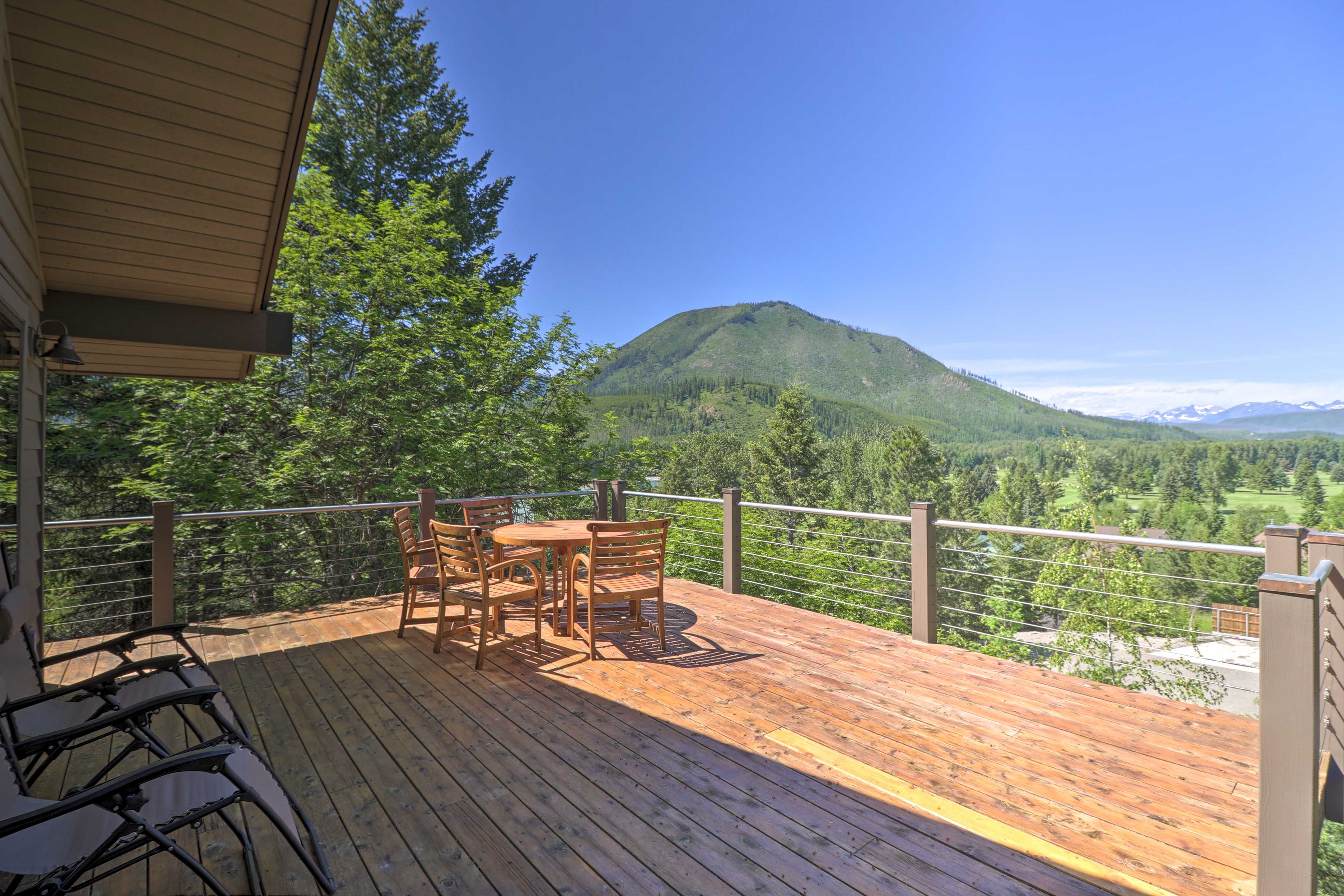 Private Deck | Outdoor Dining Area | Lounge Chairs