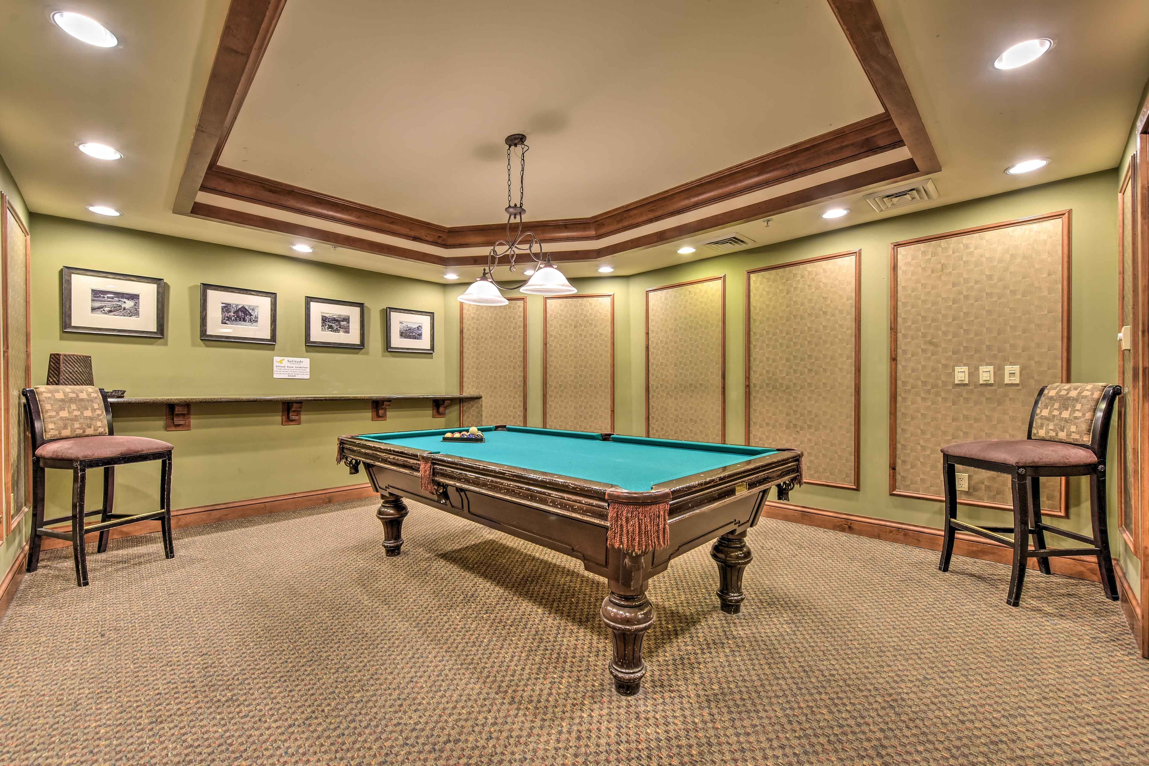 Practice up on your pool game.