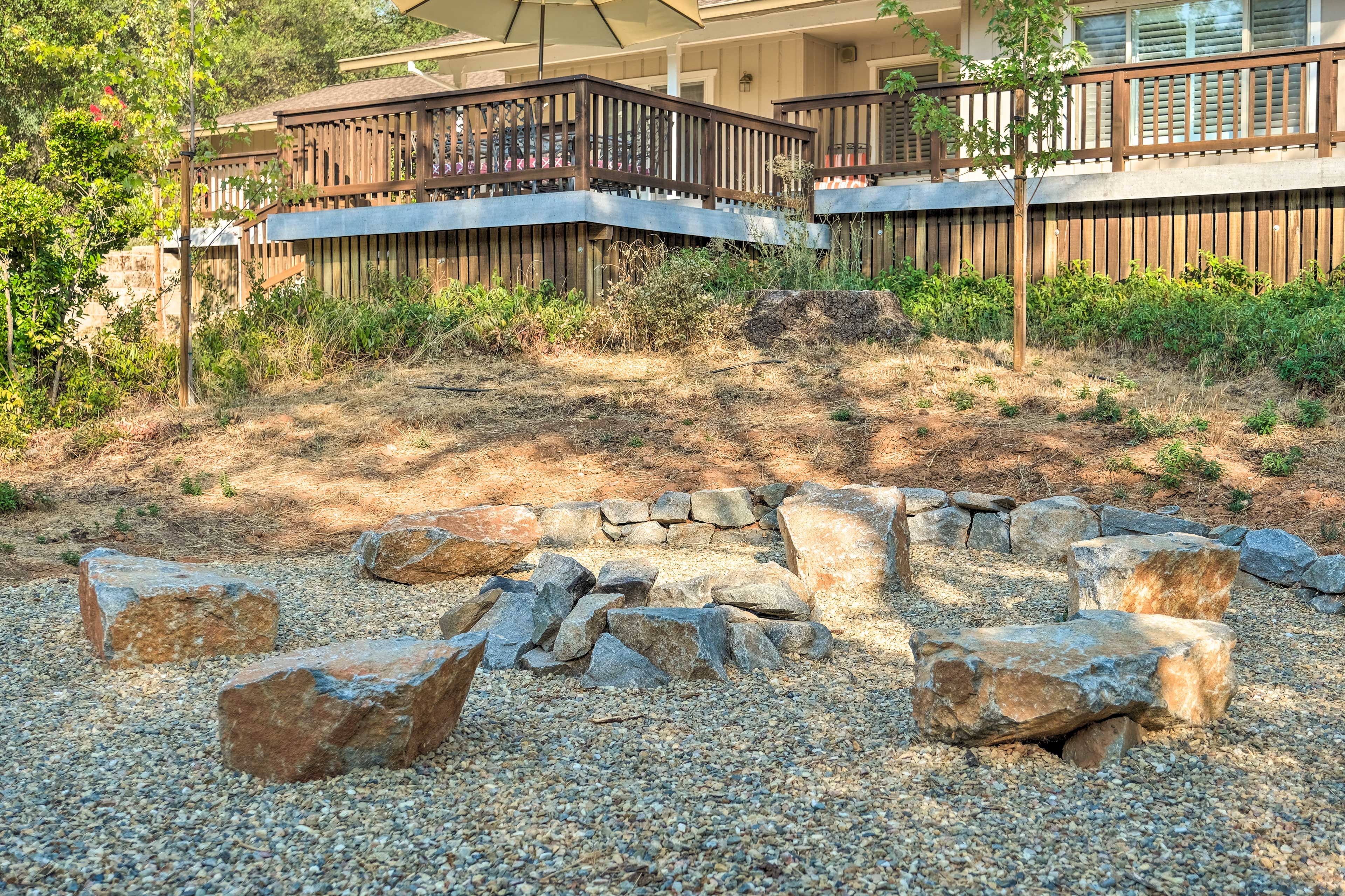 Gather here to roast s'mores and share stories.