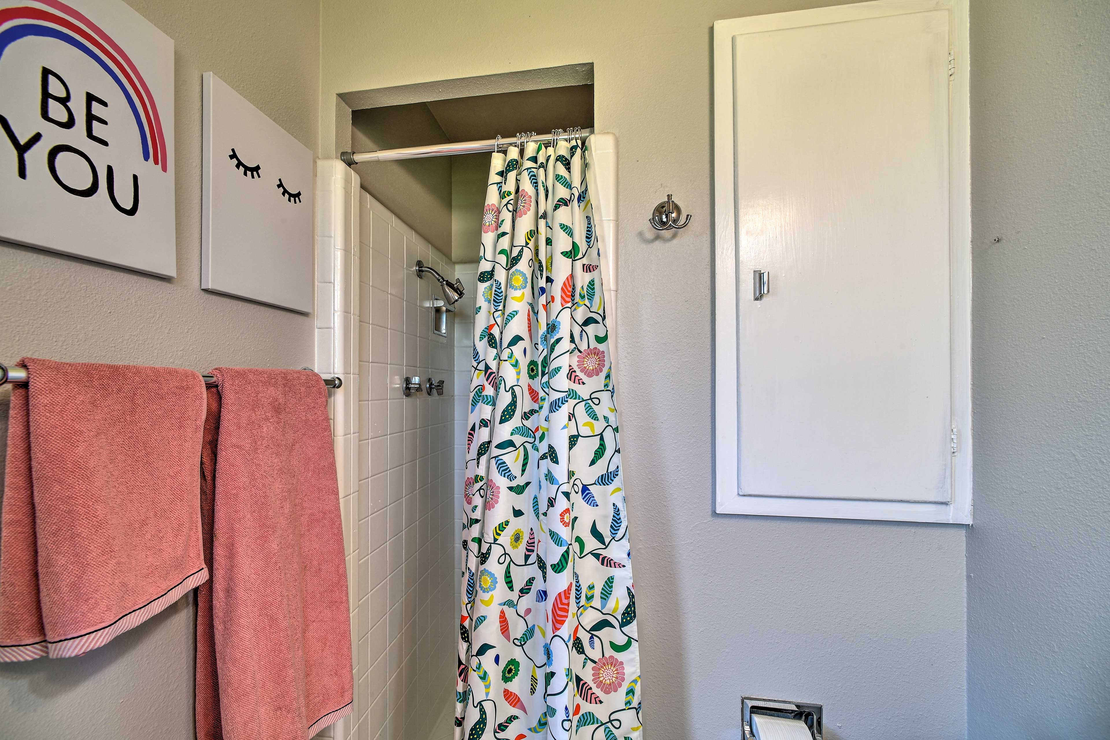 Fresh towels are provided for your stay.
