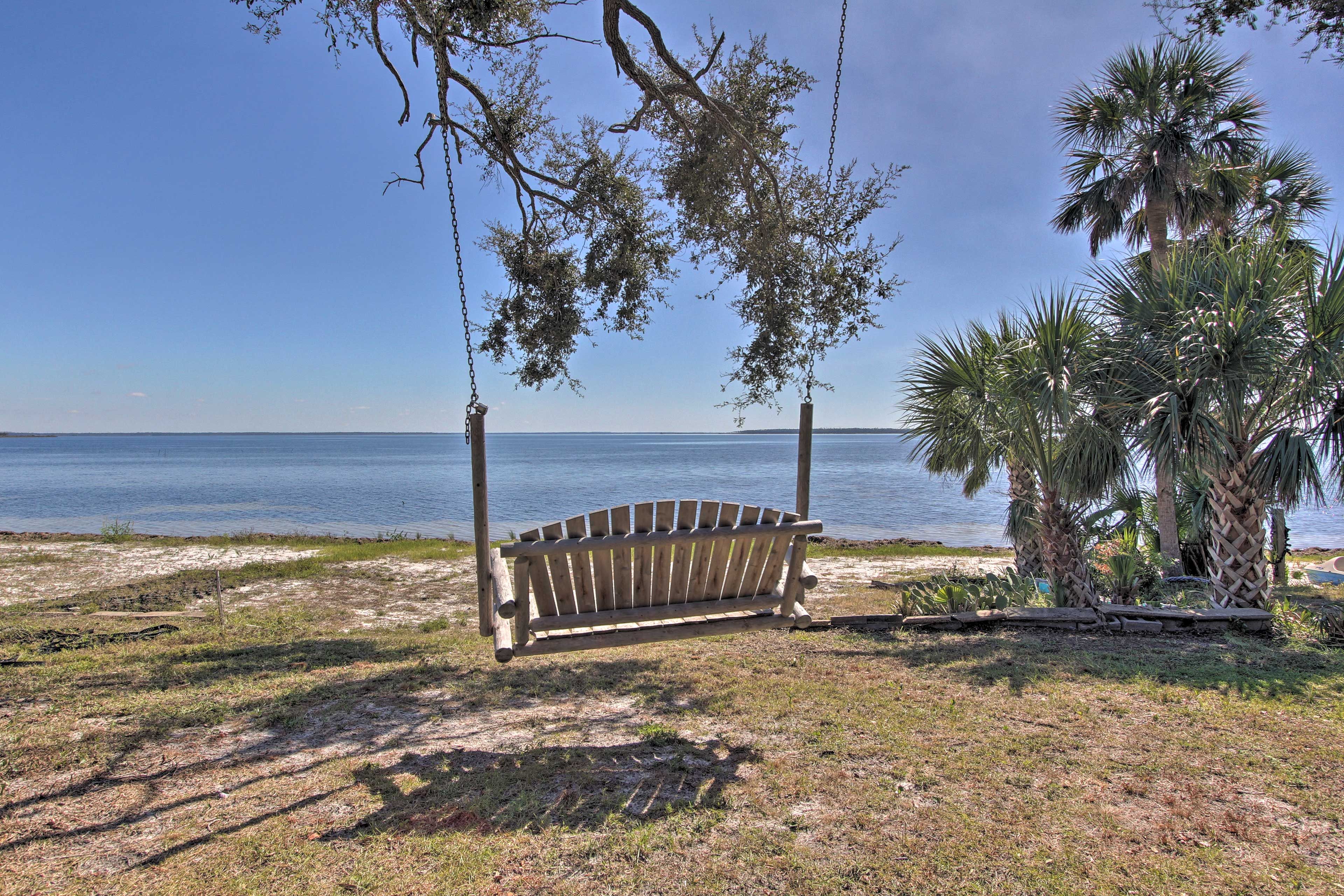 Spend your days outside looking over the clear blue waters of Panama City.