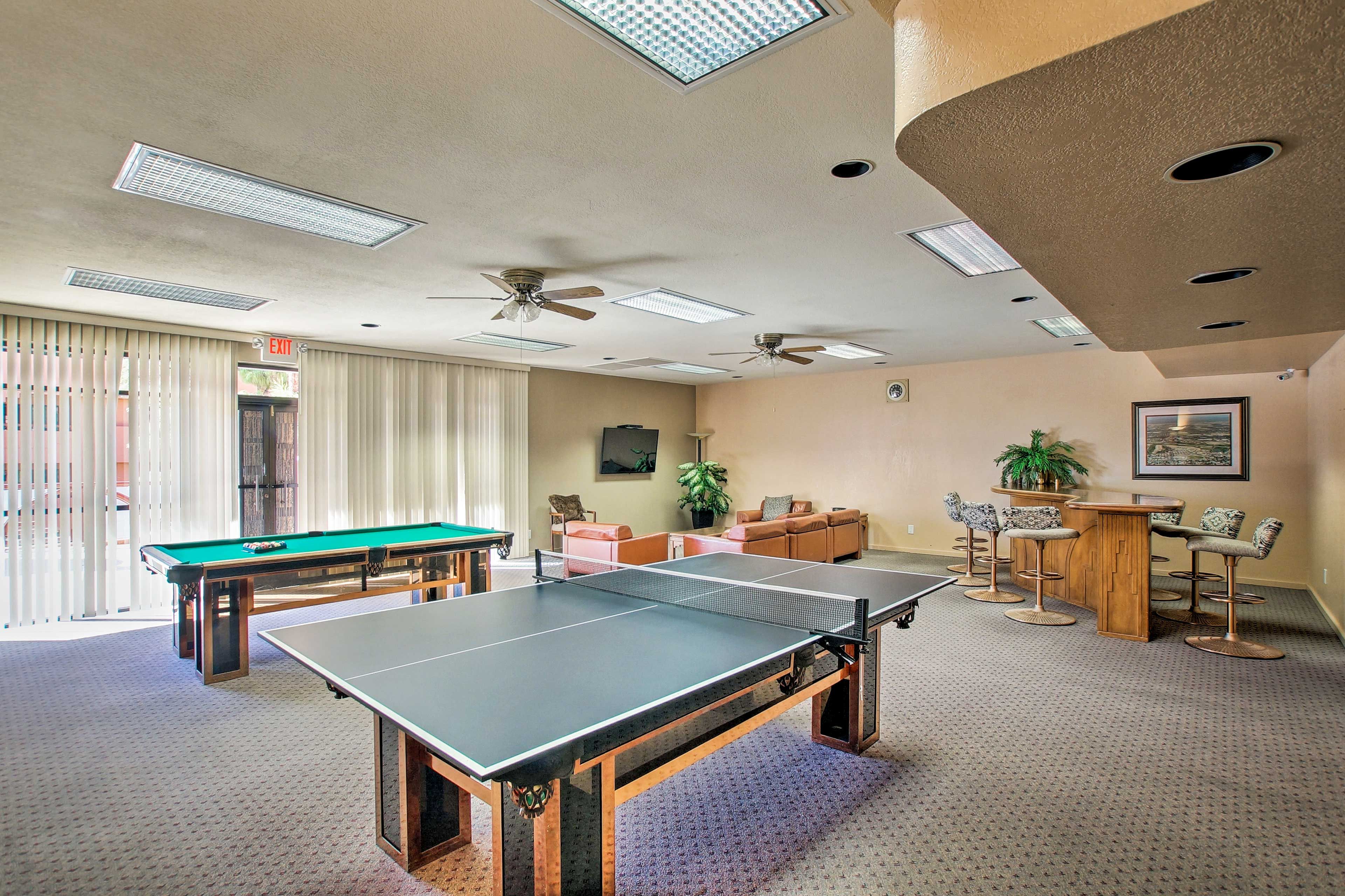 Shoot pool or play table tennis with your loves ones.