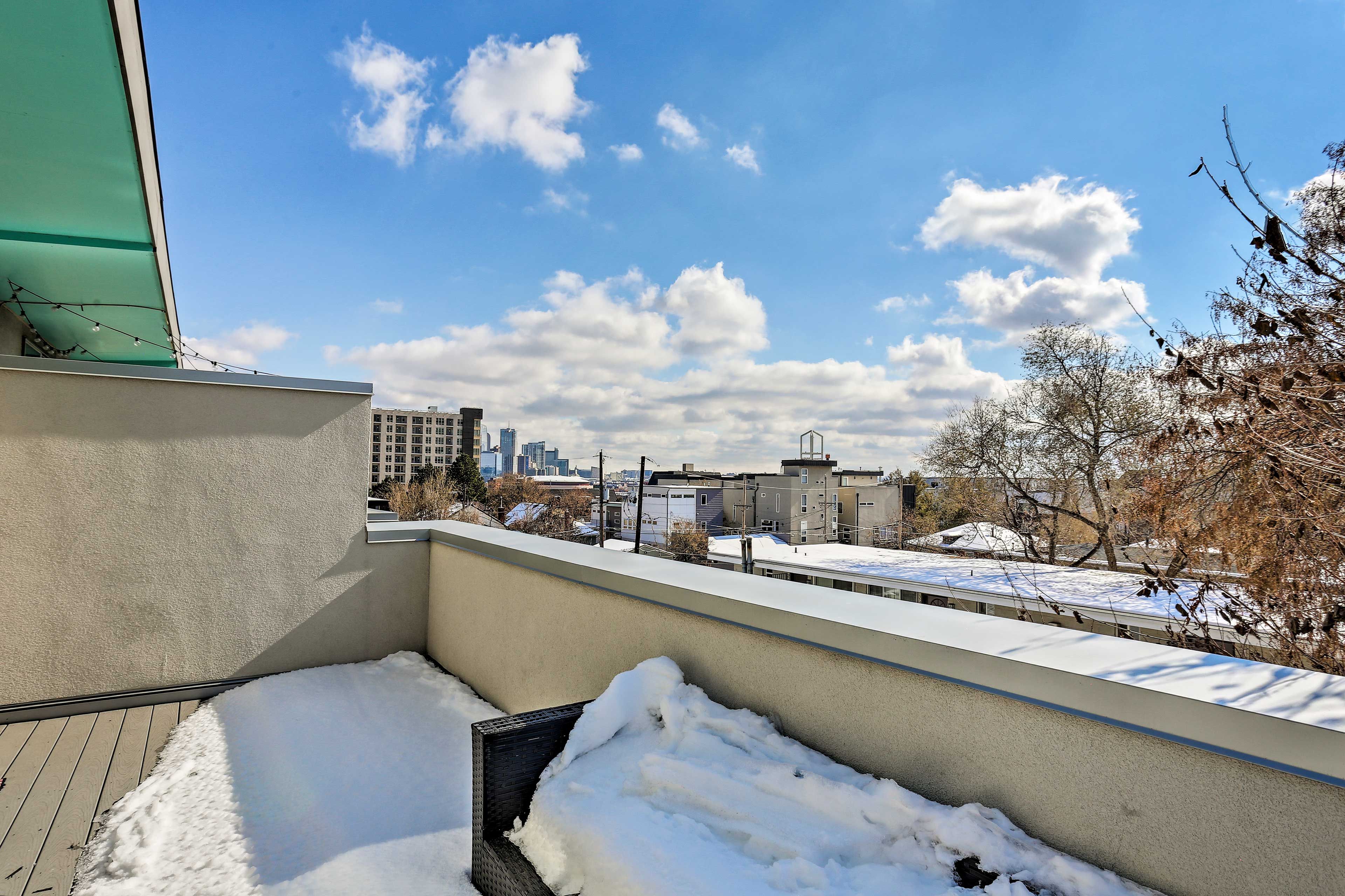 Mountain and cityscape views set the scene for your stay!