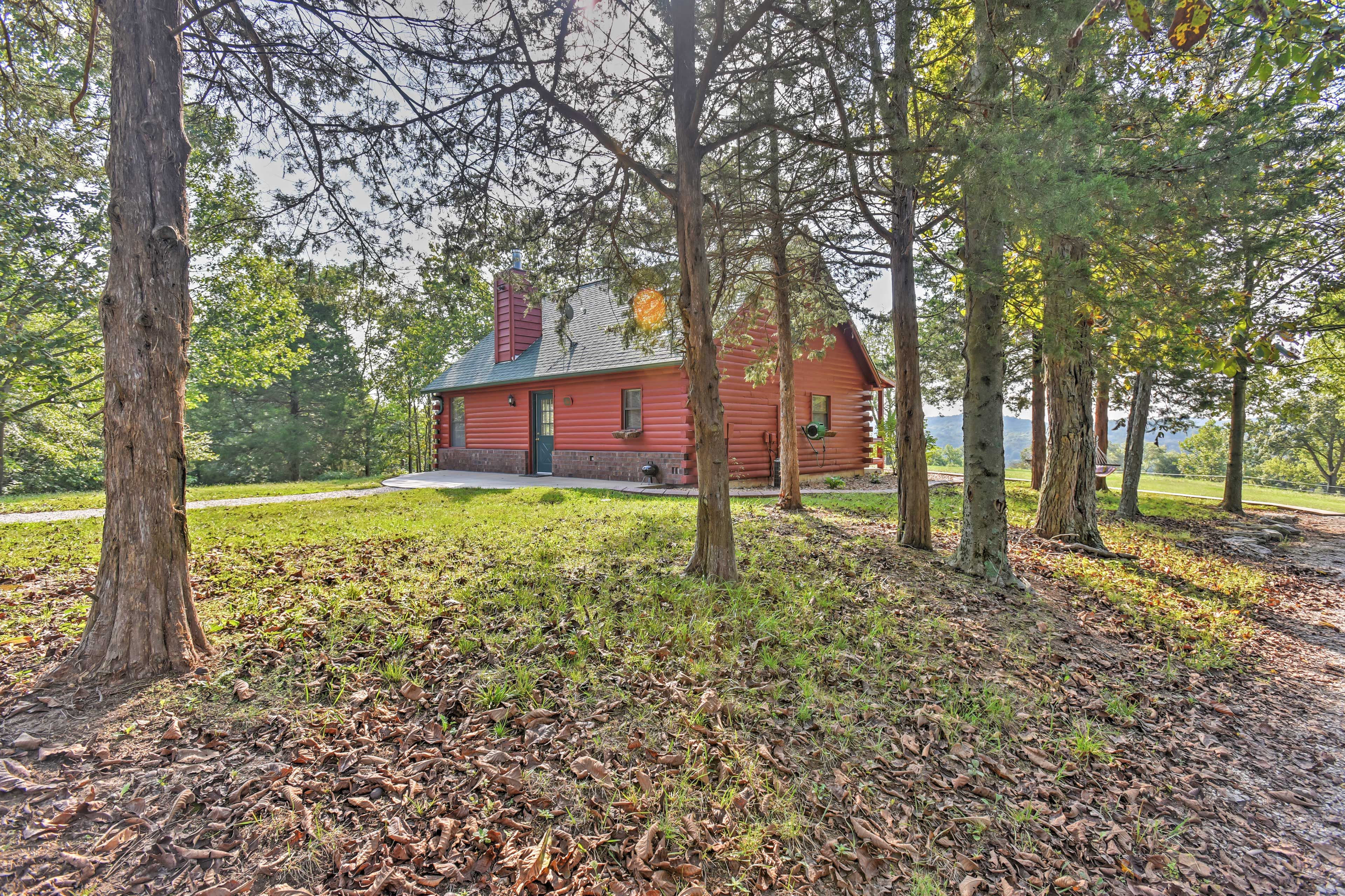 Exterior | 40-Acre Property | Driveway Parking (2 Vehicles)