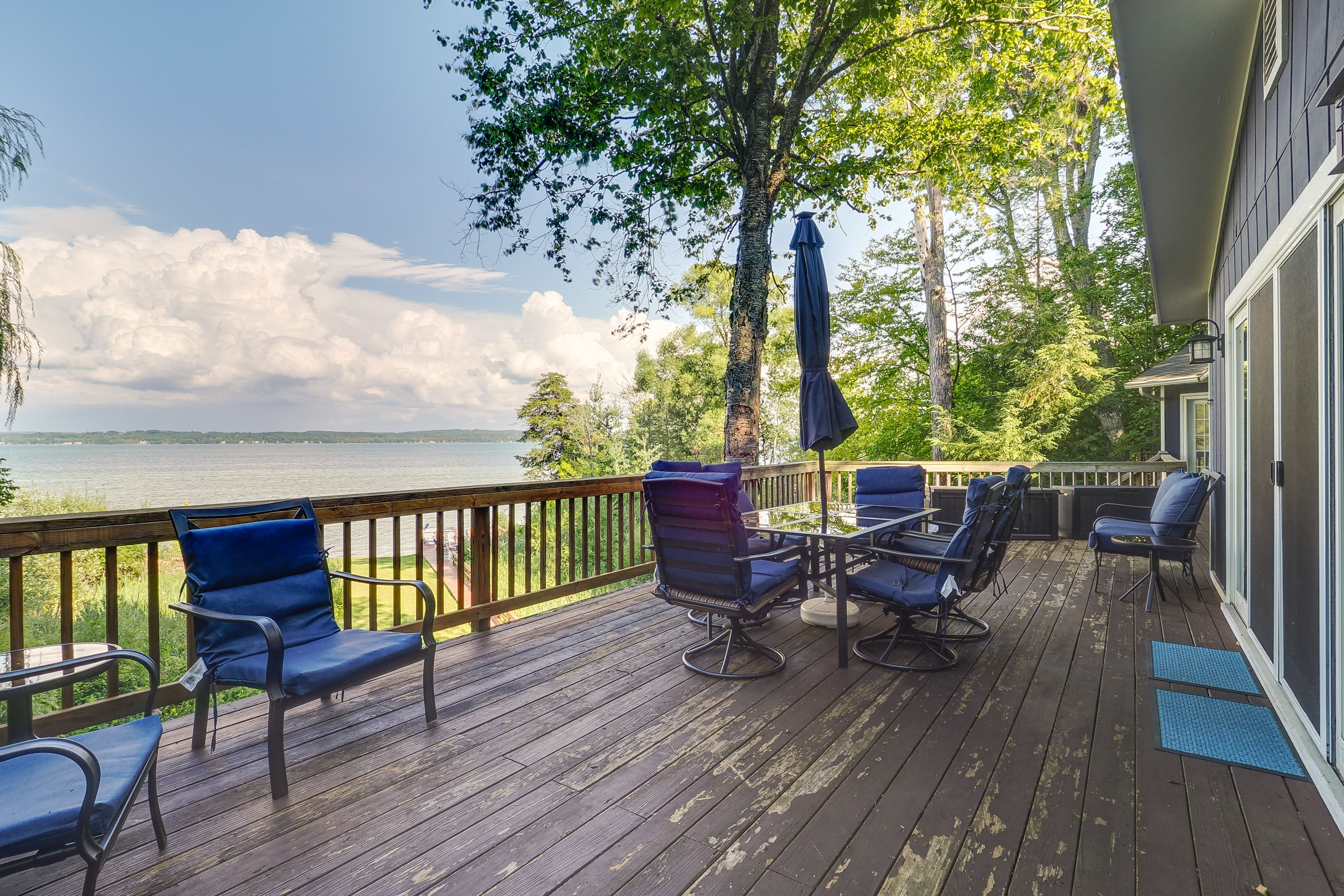 Furnished Deck | Outdoor Dining | Water Views