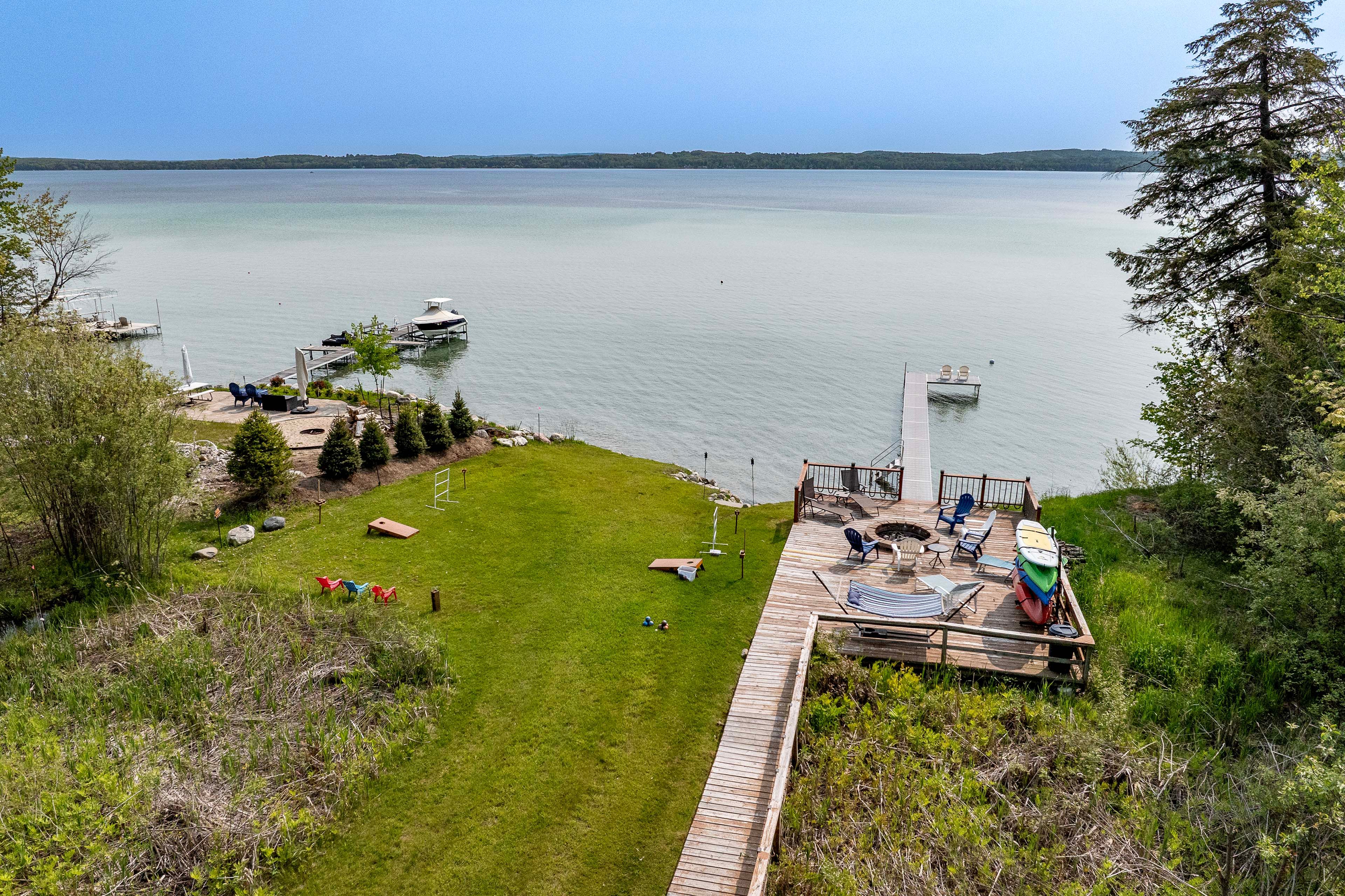 Waterfront Yard | Furnished Deck | Dock