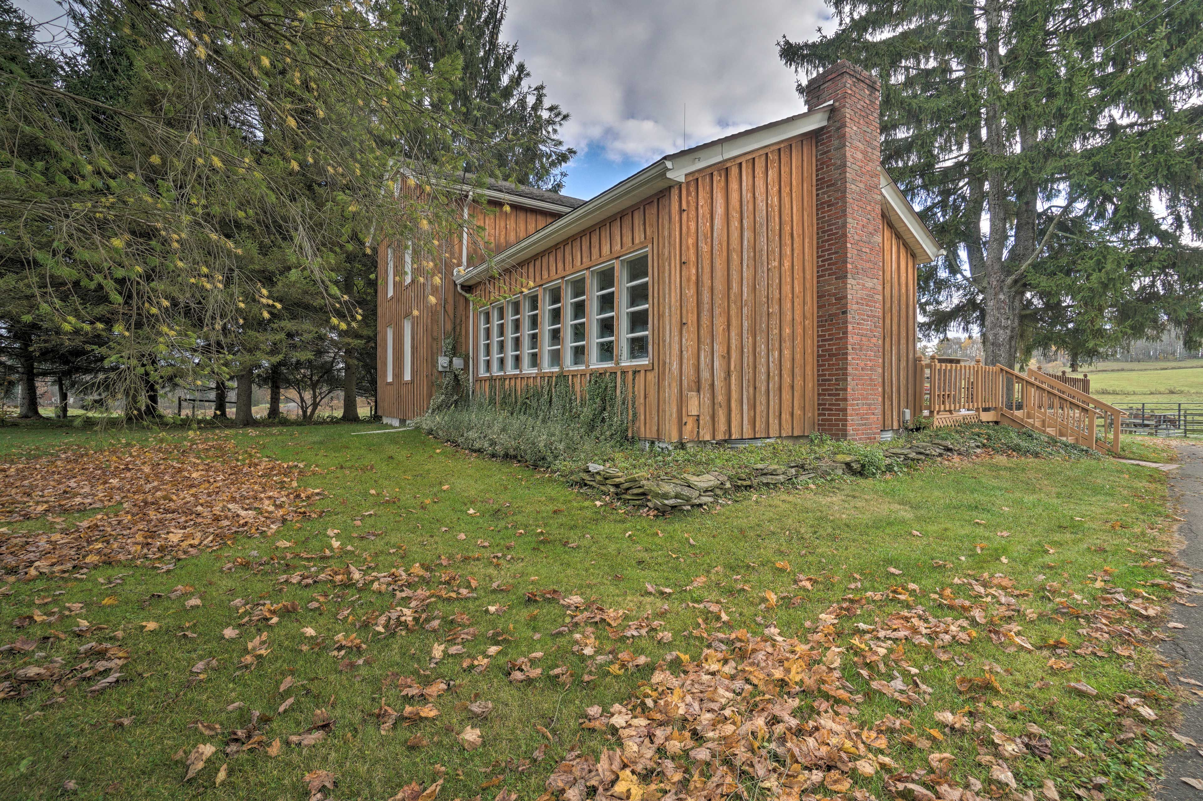 Parking | Driveway (5 Vehicles) | 7-Acre Field (Additional Parking)