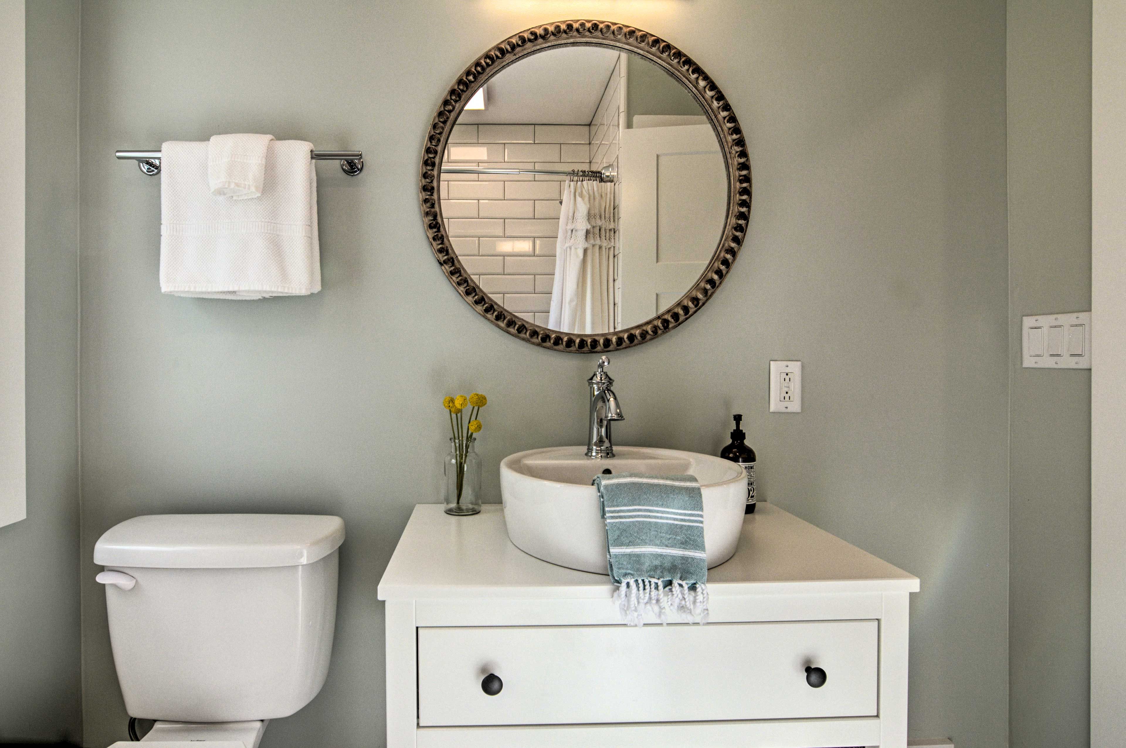 Complimentary toiletries are provided for your stay.
