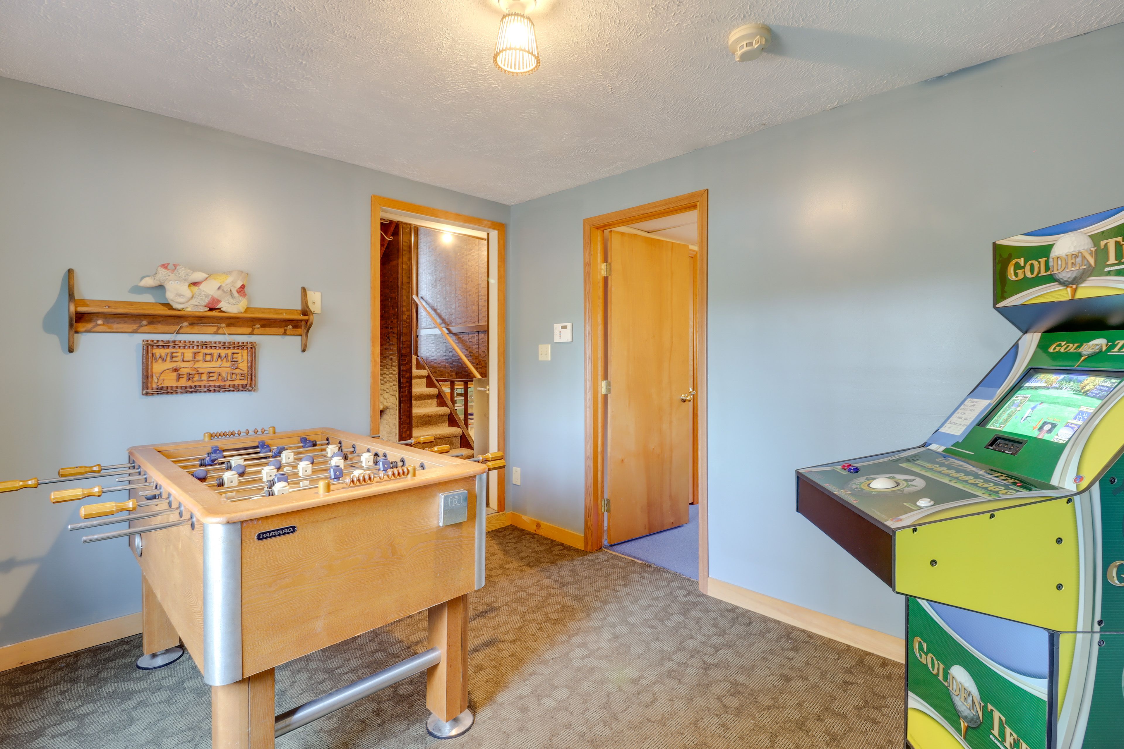 Game Room | Lower Level | Foosball | Golden Tee | Ping Pong | Pool Table