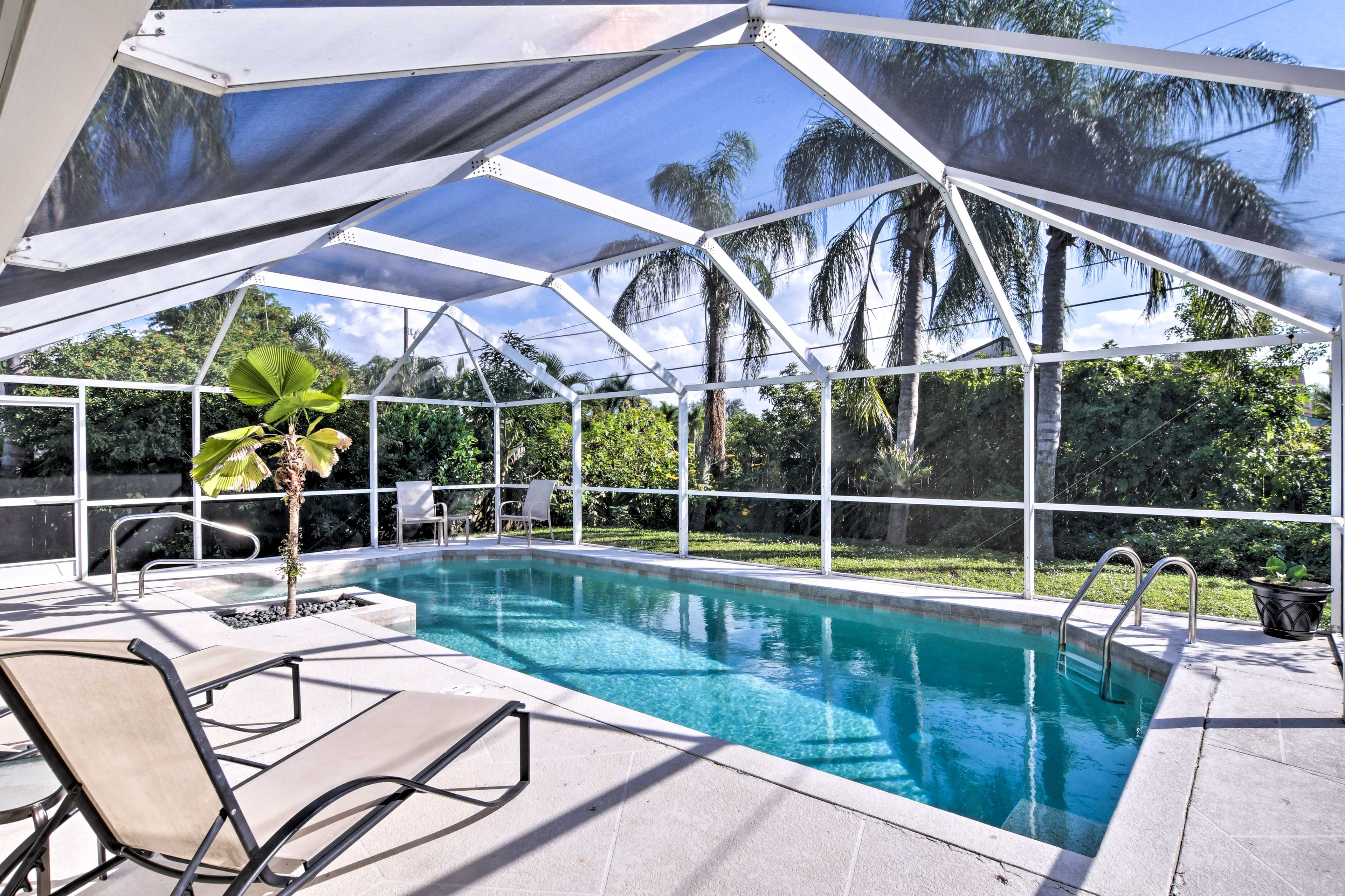 Soak up the Florida rays from this vacation rental home in Naples.