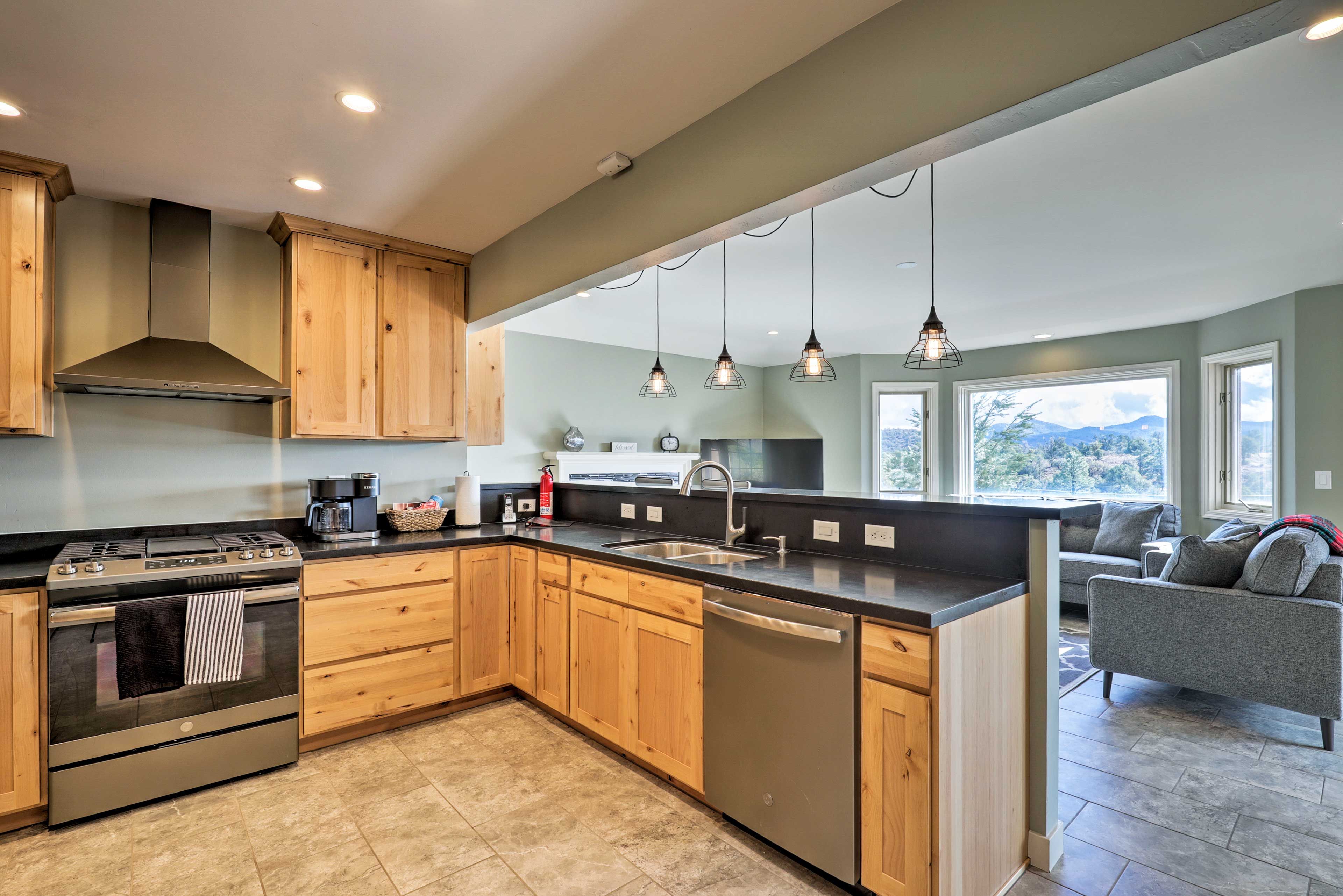 Enjoy all the modern amenities at this recently renovated Prescott retreat!