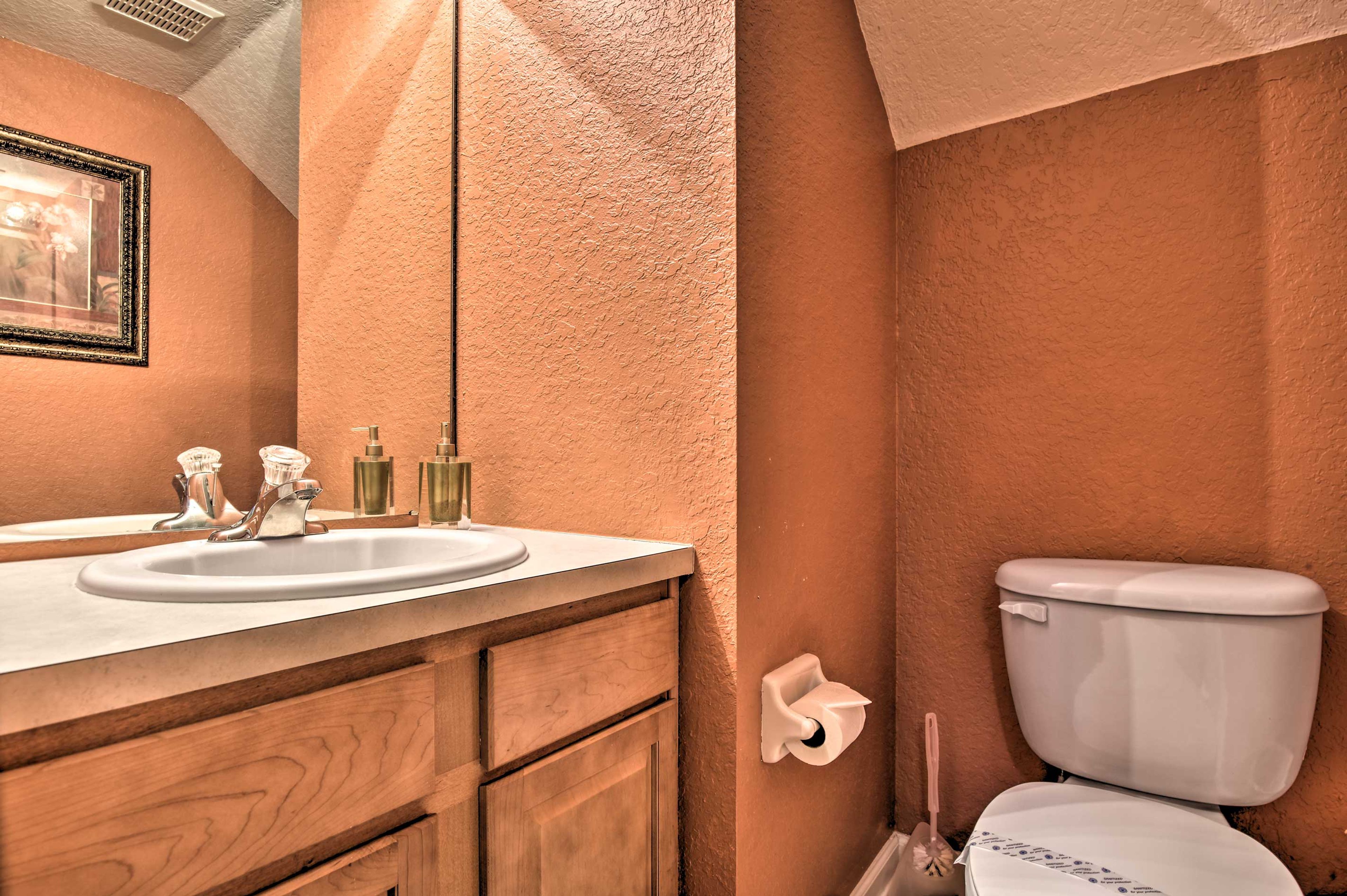 Complimentary toiletries are provided for your convenience.