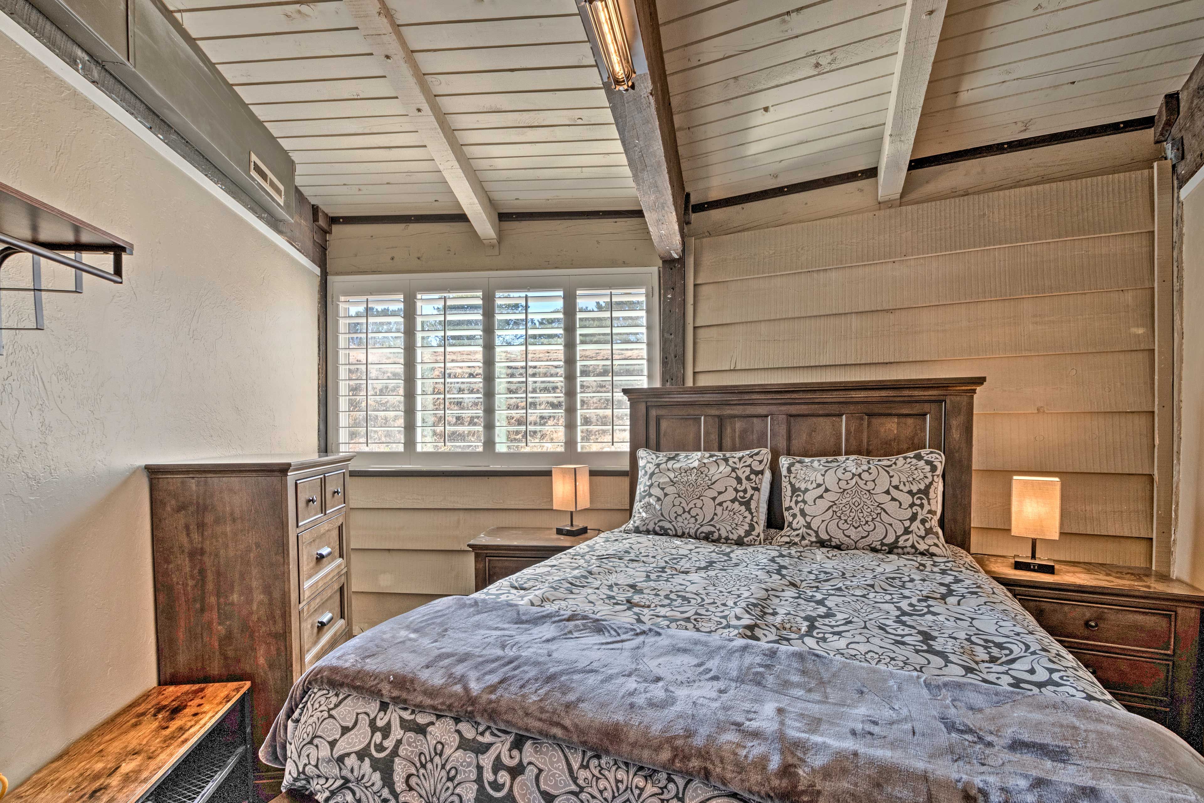 Look forward to a peaceful slumber while on vacation.