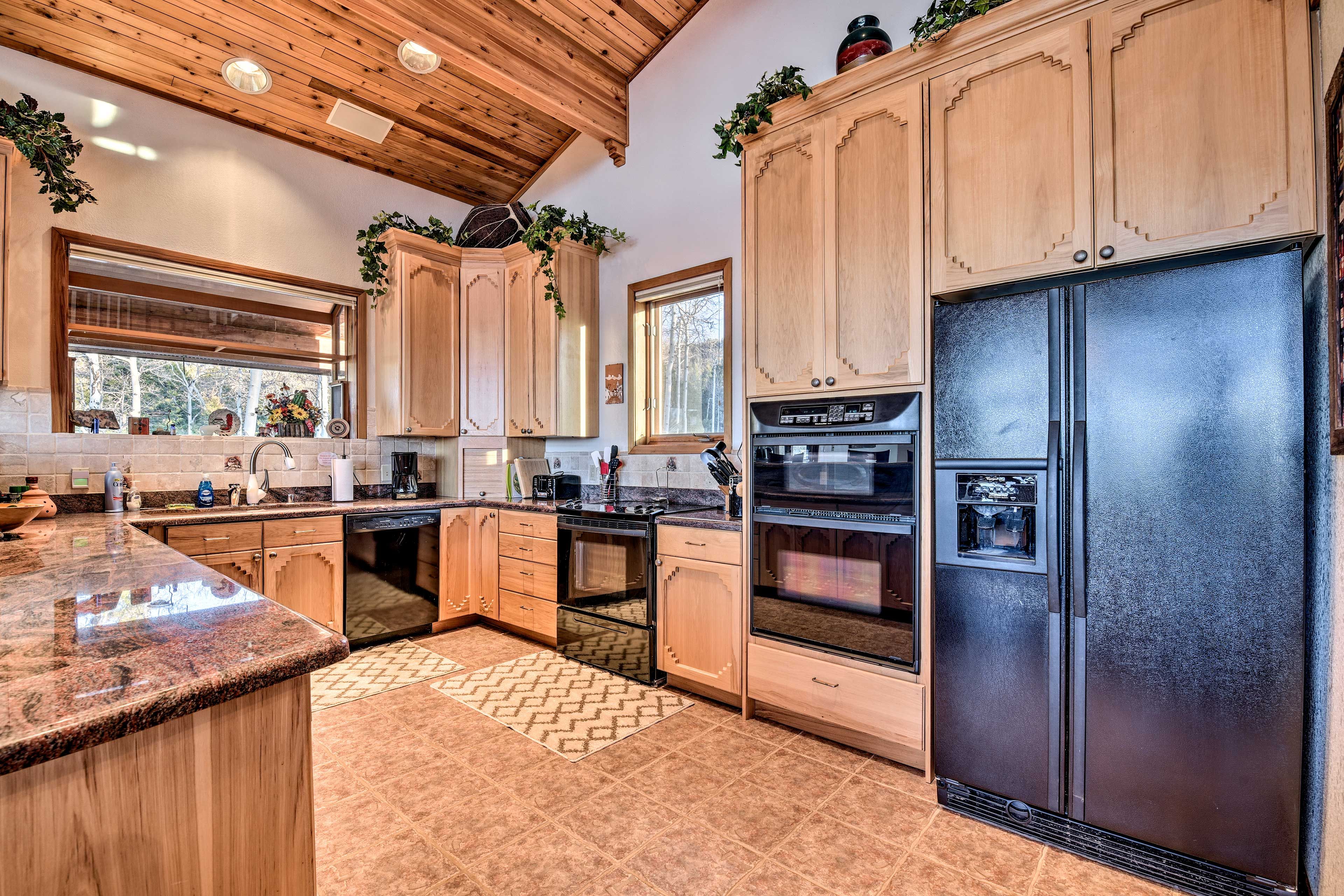 Make all of your meals in this fully equipped kitchen.