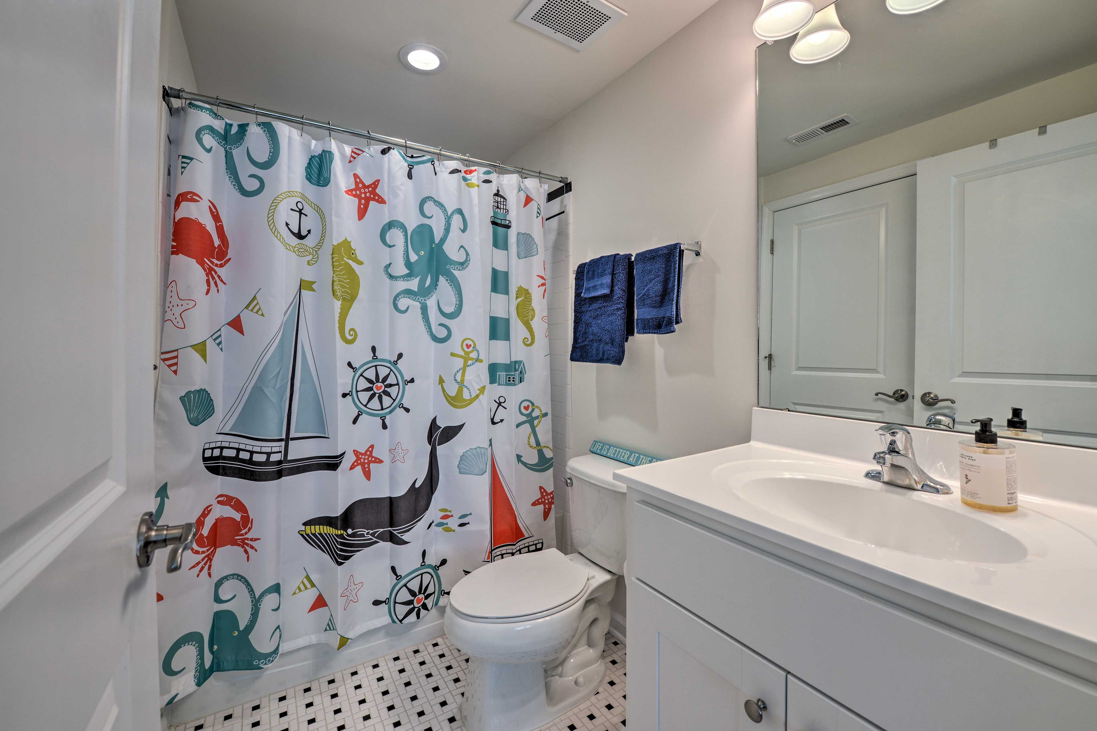 Complimentary toiletries will be waiting for you when you arrive.