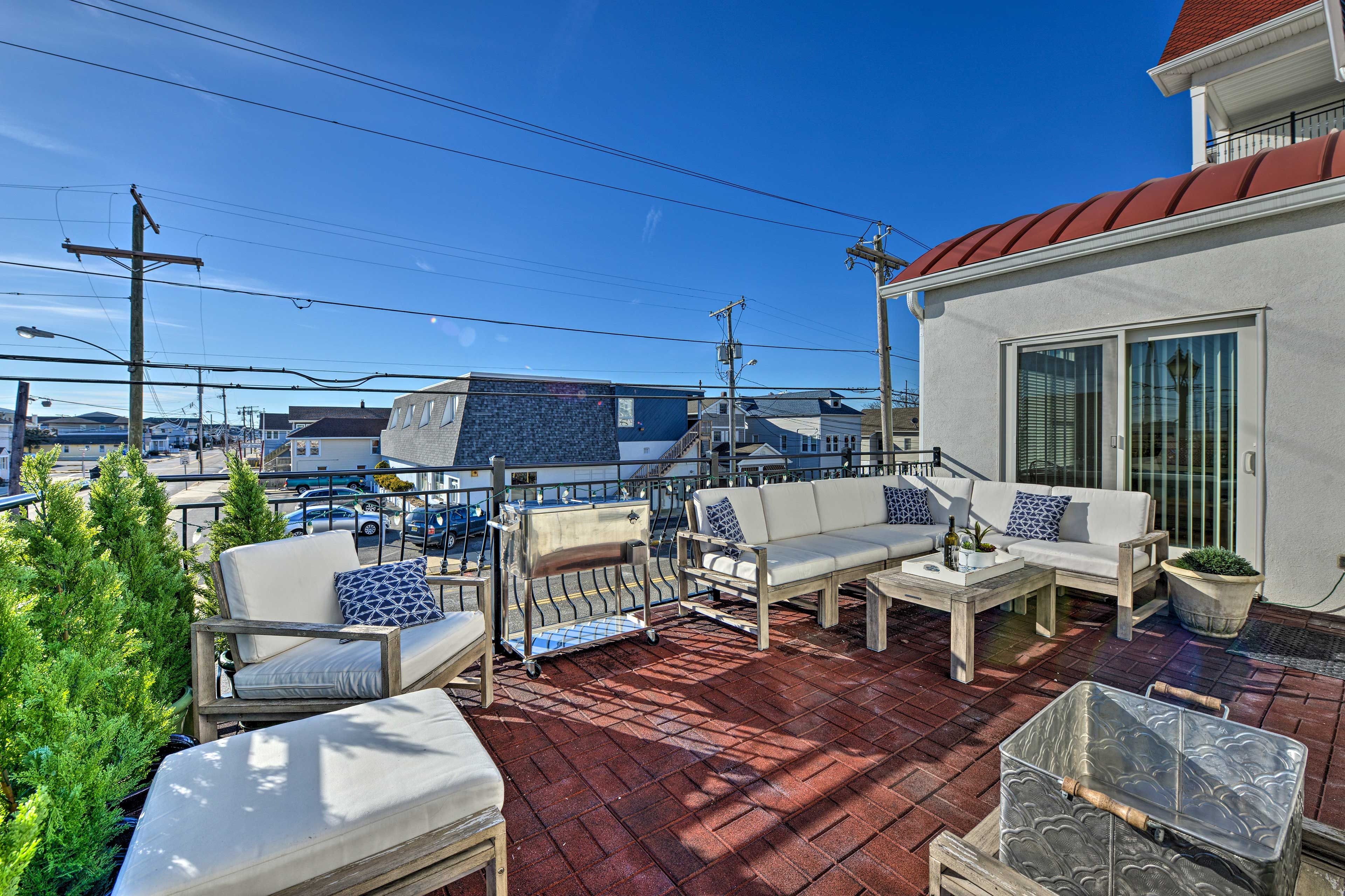 Relax and enjoy the view from this Seaside Heights vacation rental!