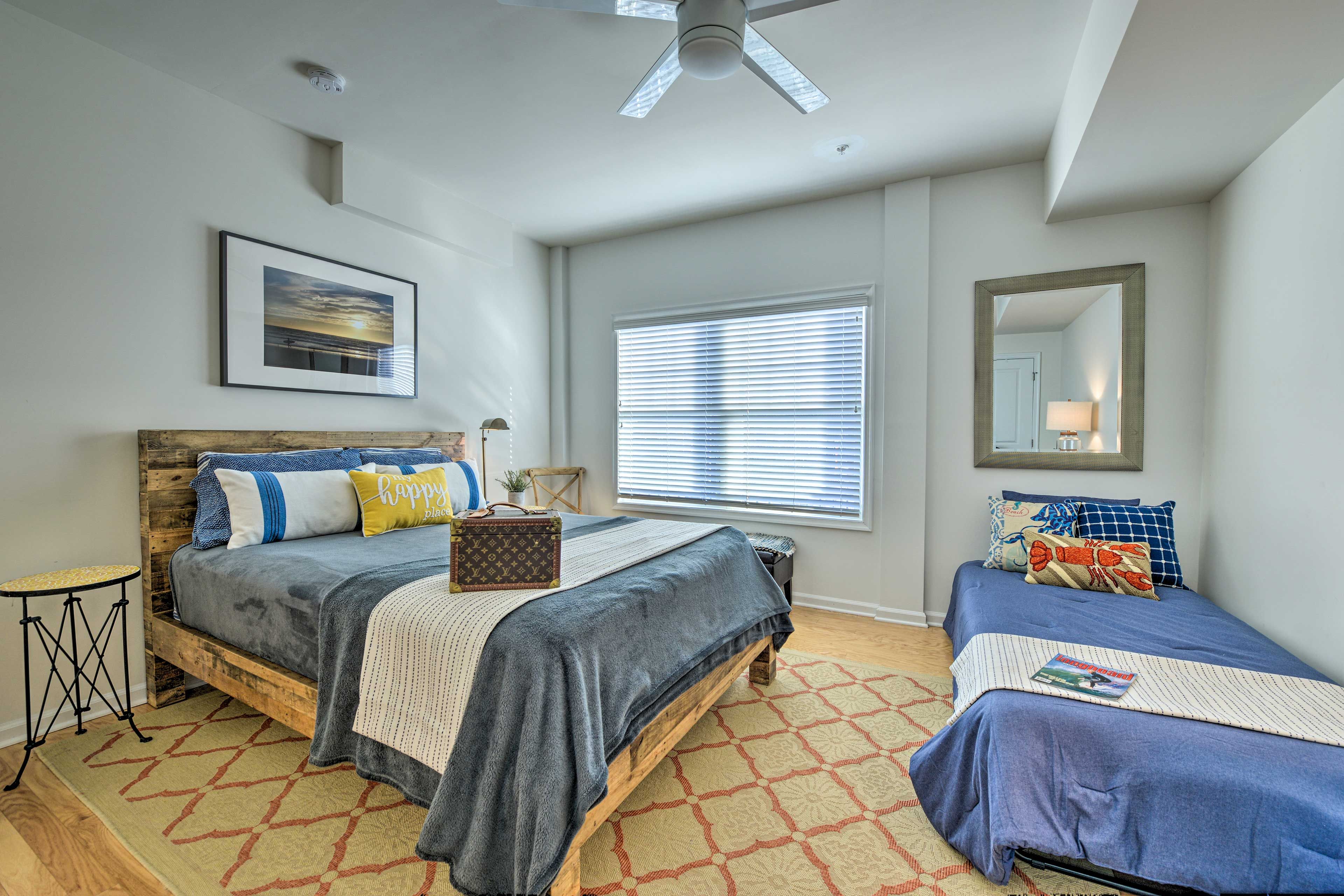 Wake up to some beautiful coastal sunshine.