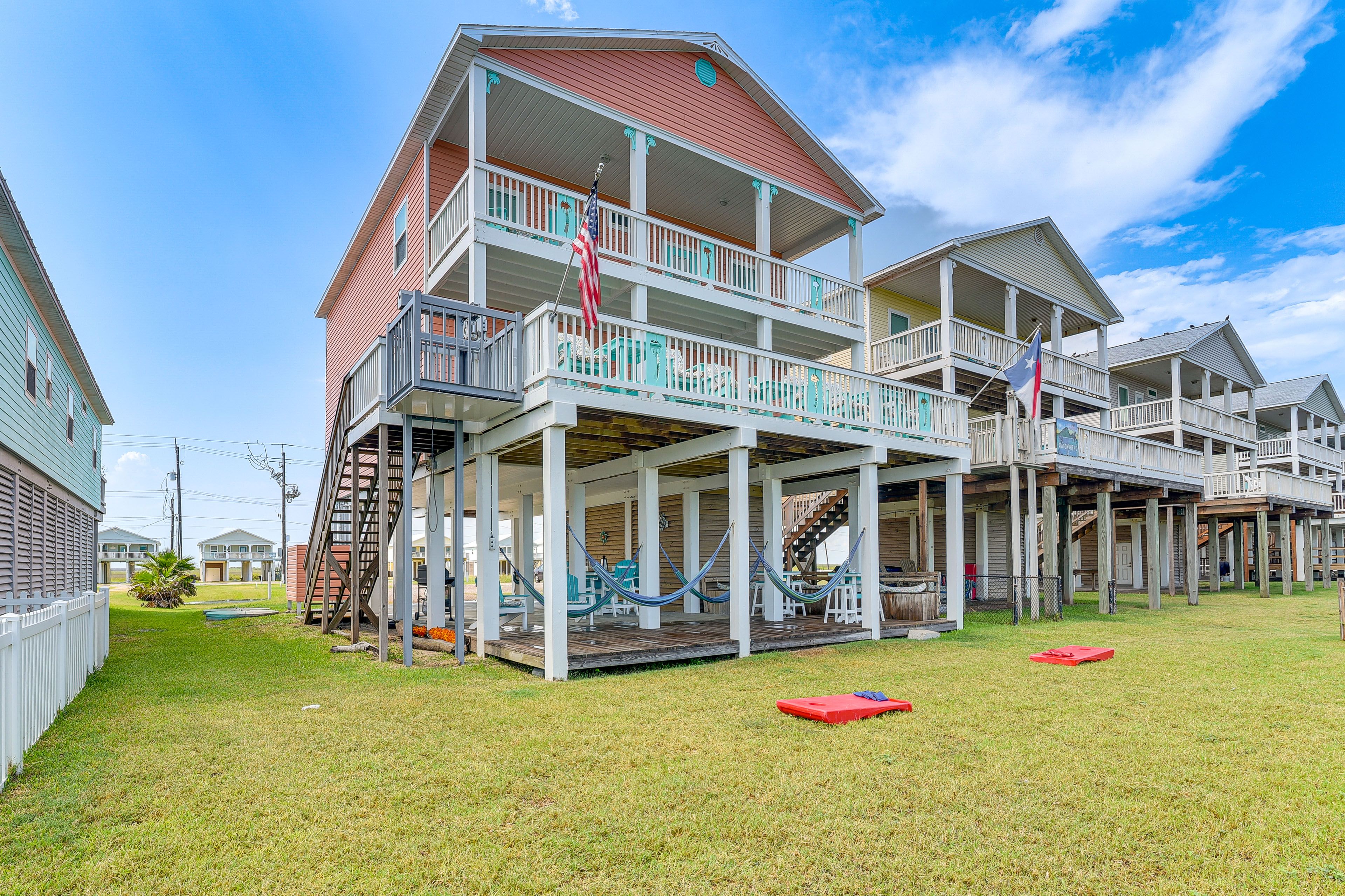 Surfside Beach Vacation Rental | 4BR | 4.5BA | 2,100 Sq Ft | Stairs Required