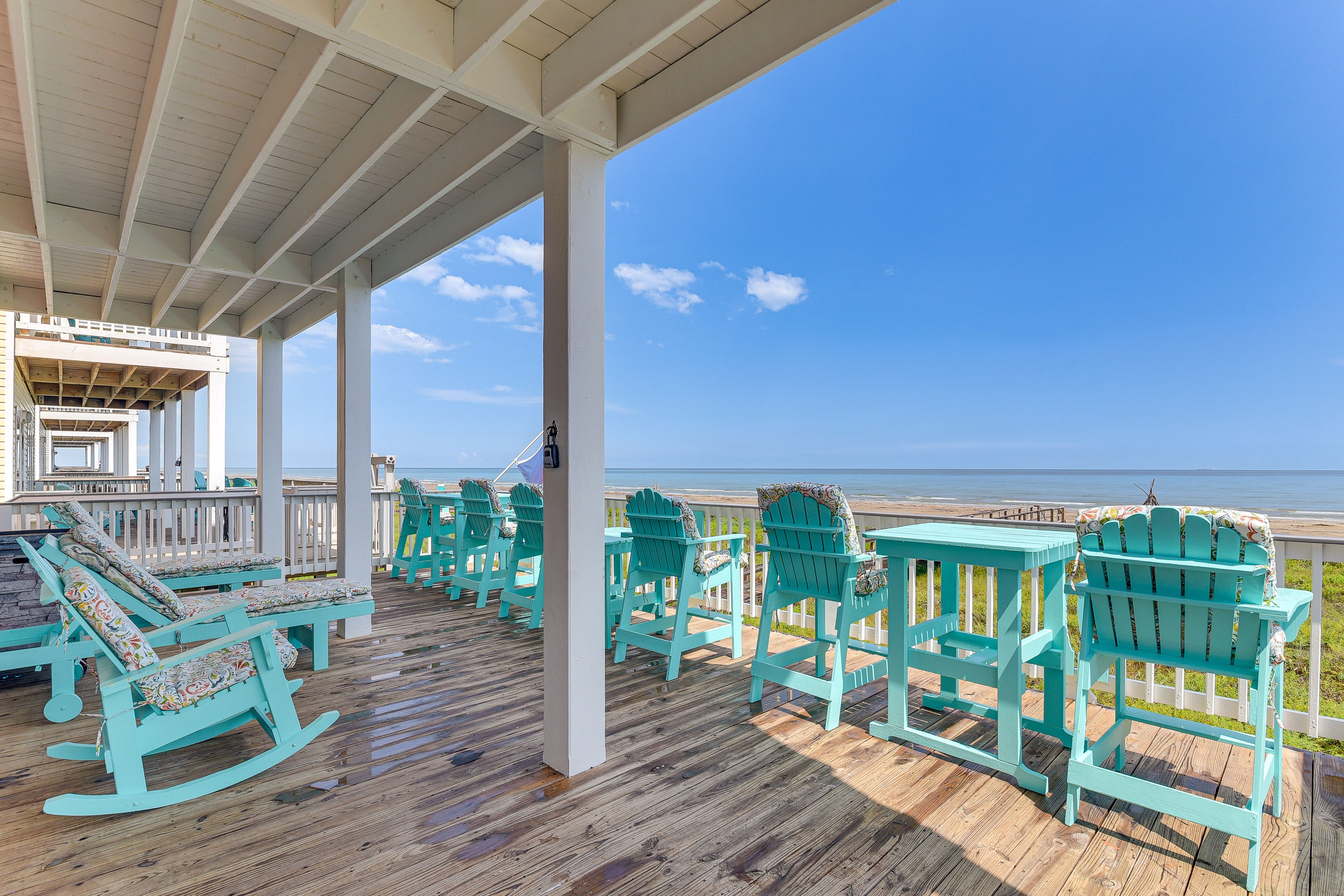Deck | Panoramic Ocean Views | Gas Grill