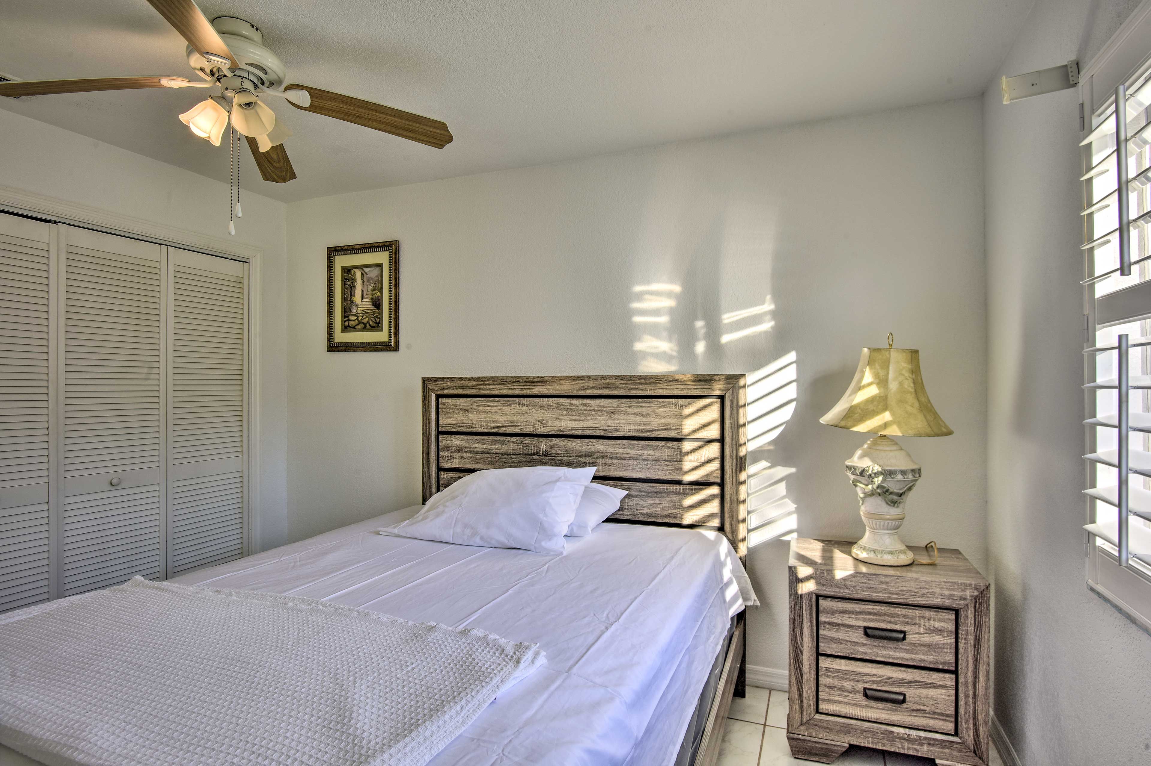 Seamlessly charge your phone on the bedside table.