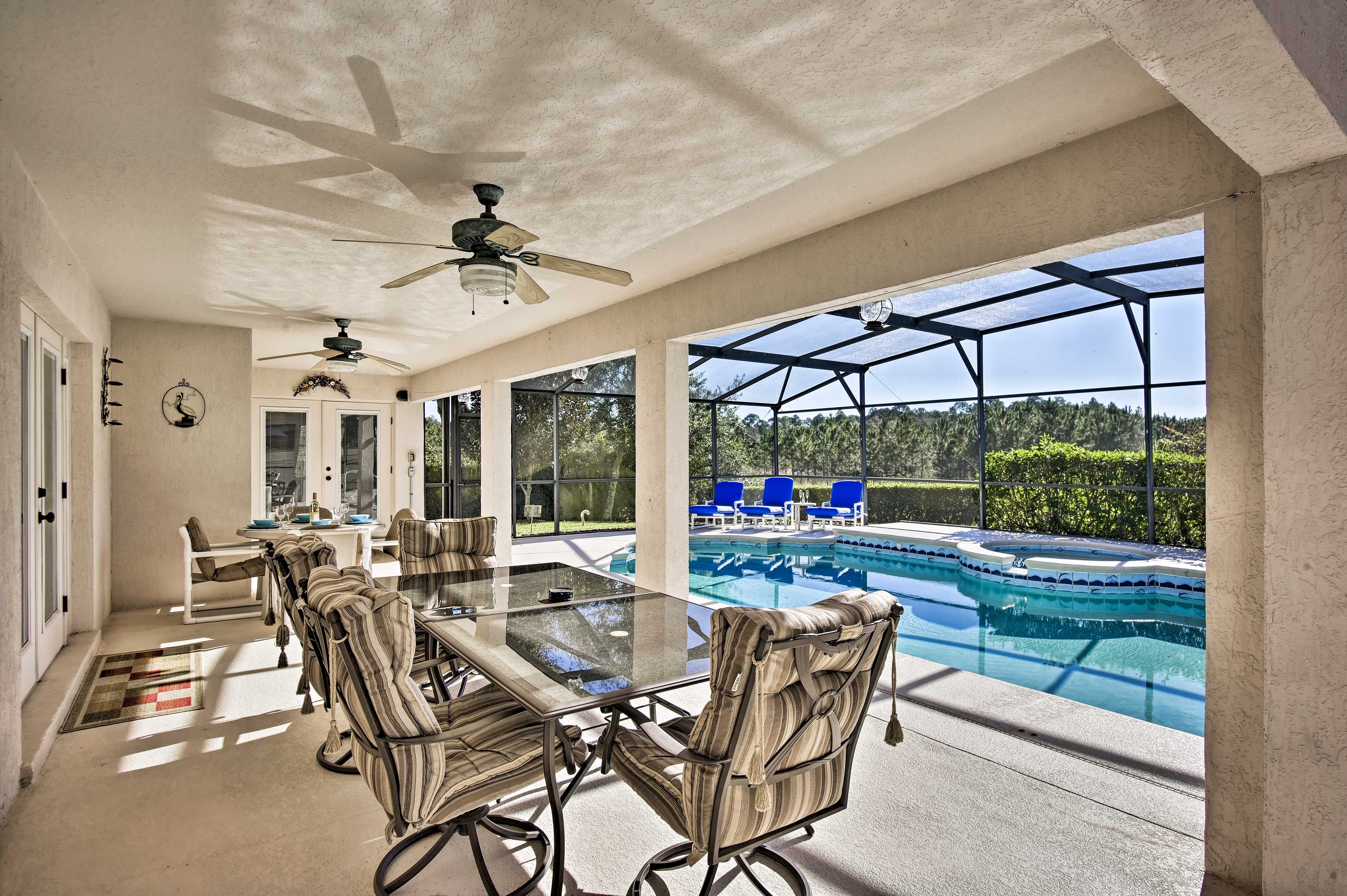 Screened Lanai w/ Private Pool | Optional Nightly Pool Heat Fee