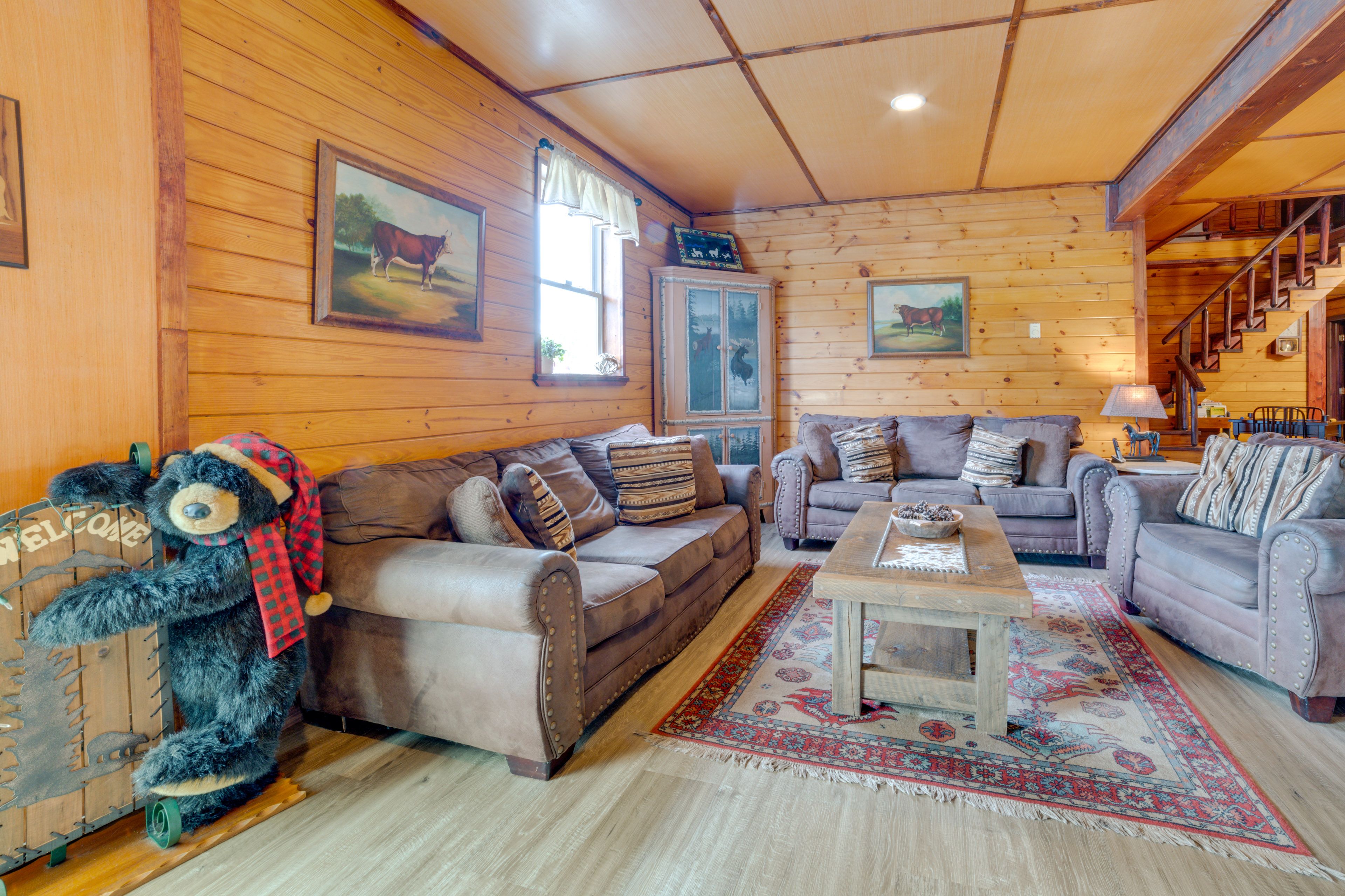 Living Room 1 | 1st Floor | Wood-Burning Stove
