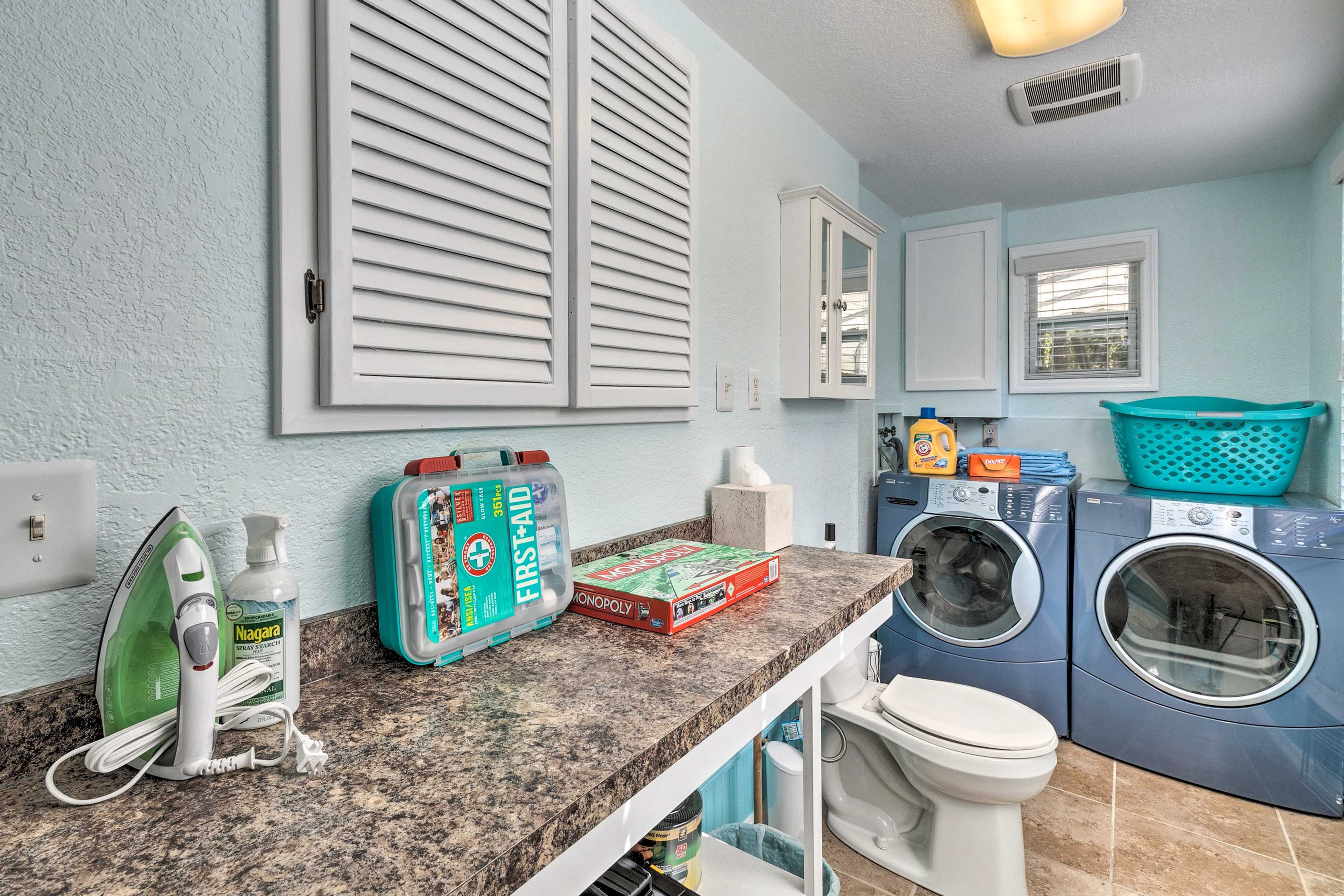 Keep your wardrobe fresh and clean during your stay.