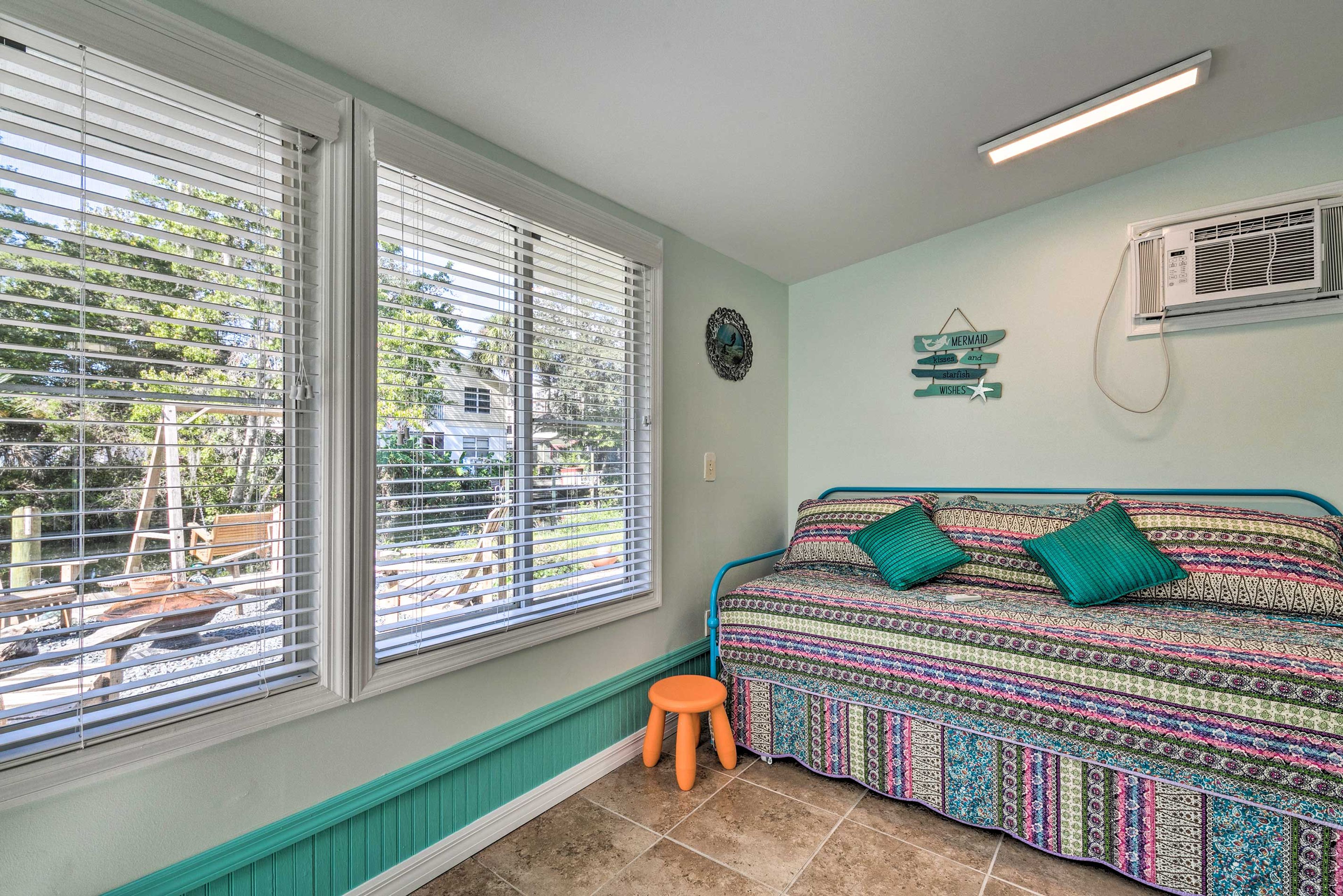 Close the blinds and sleep in as late as you want.
