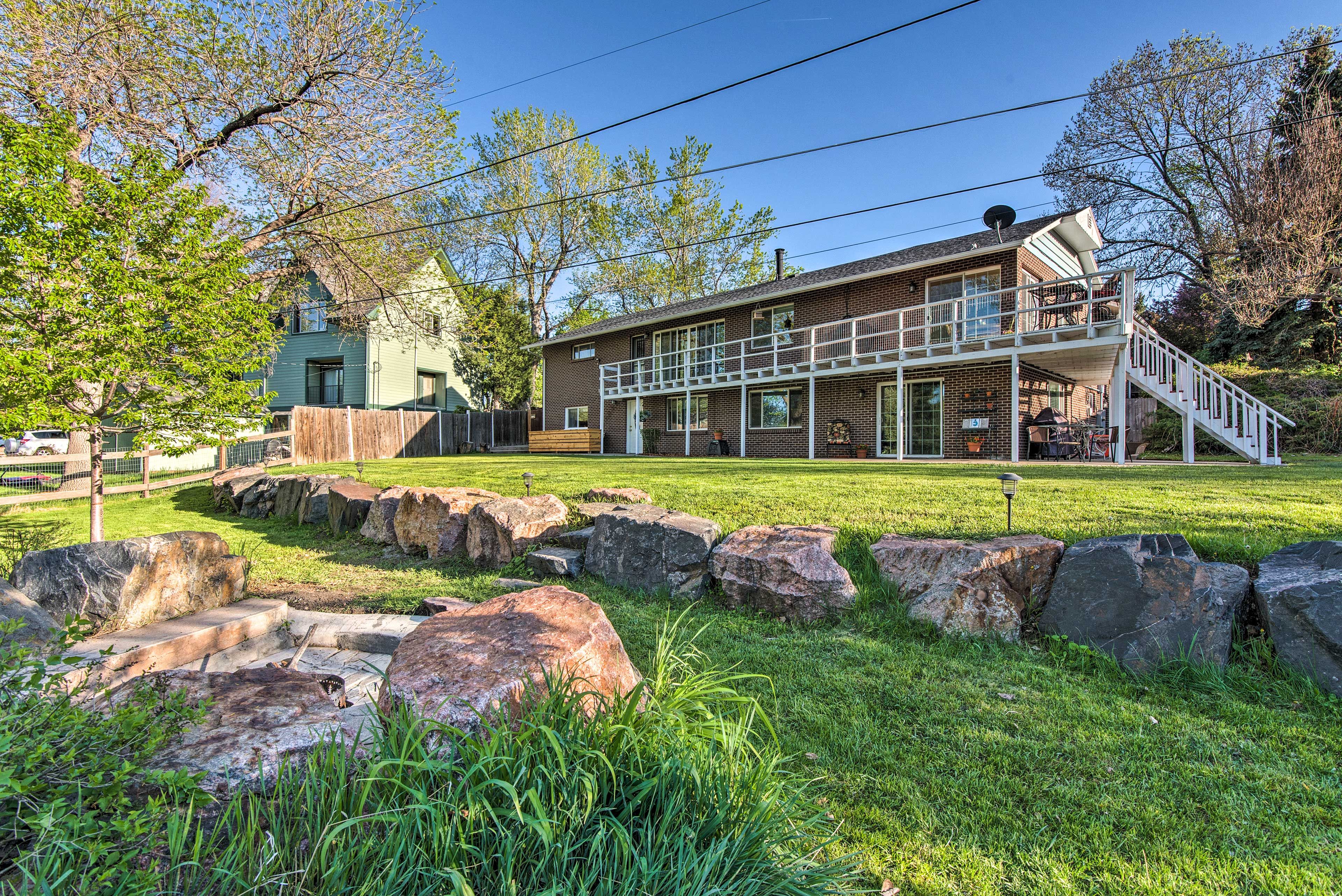 Backyard | Fire Pit | Creek On-Site