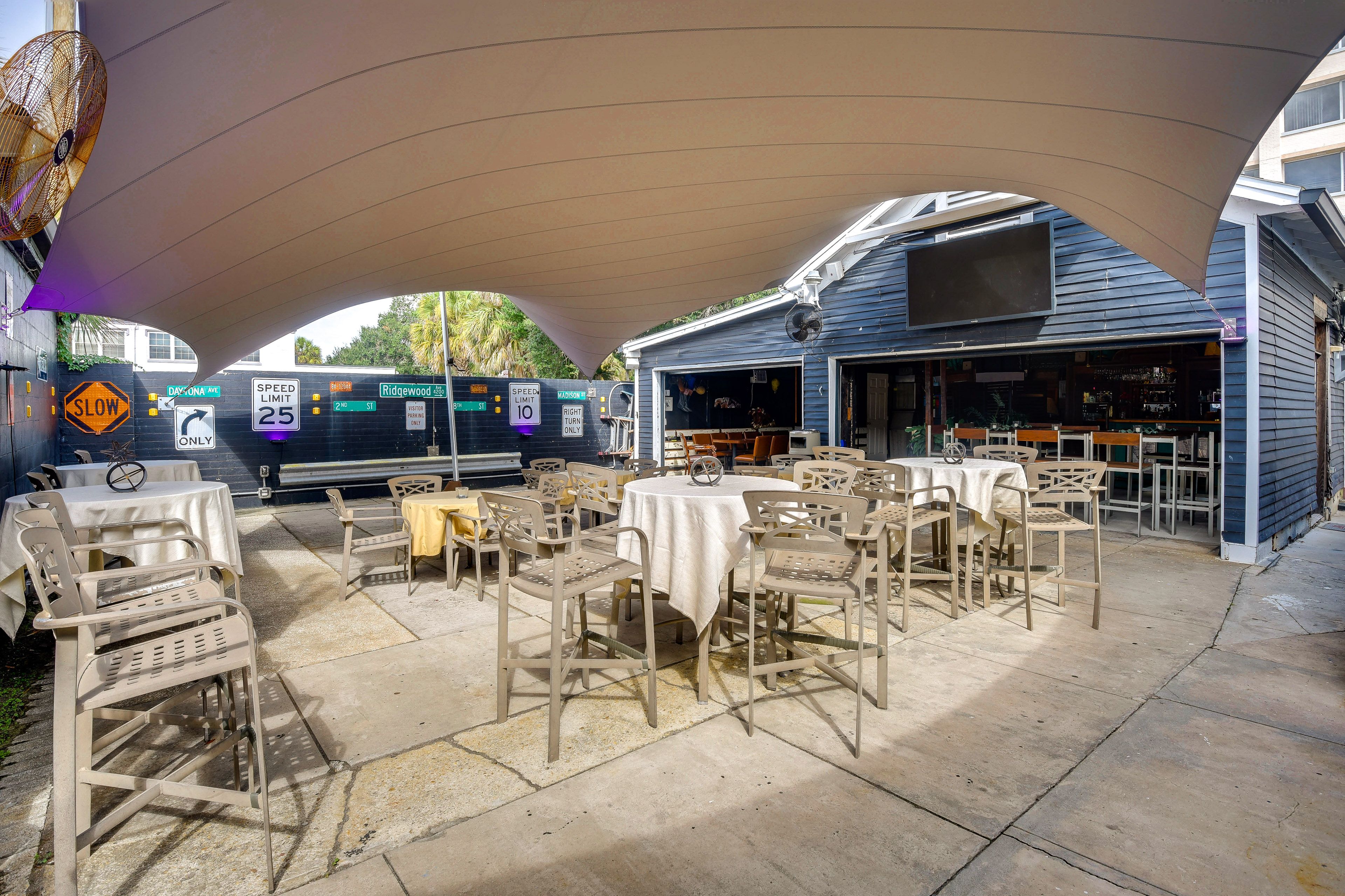 Shared Patio | Bar Area