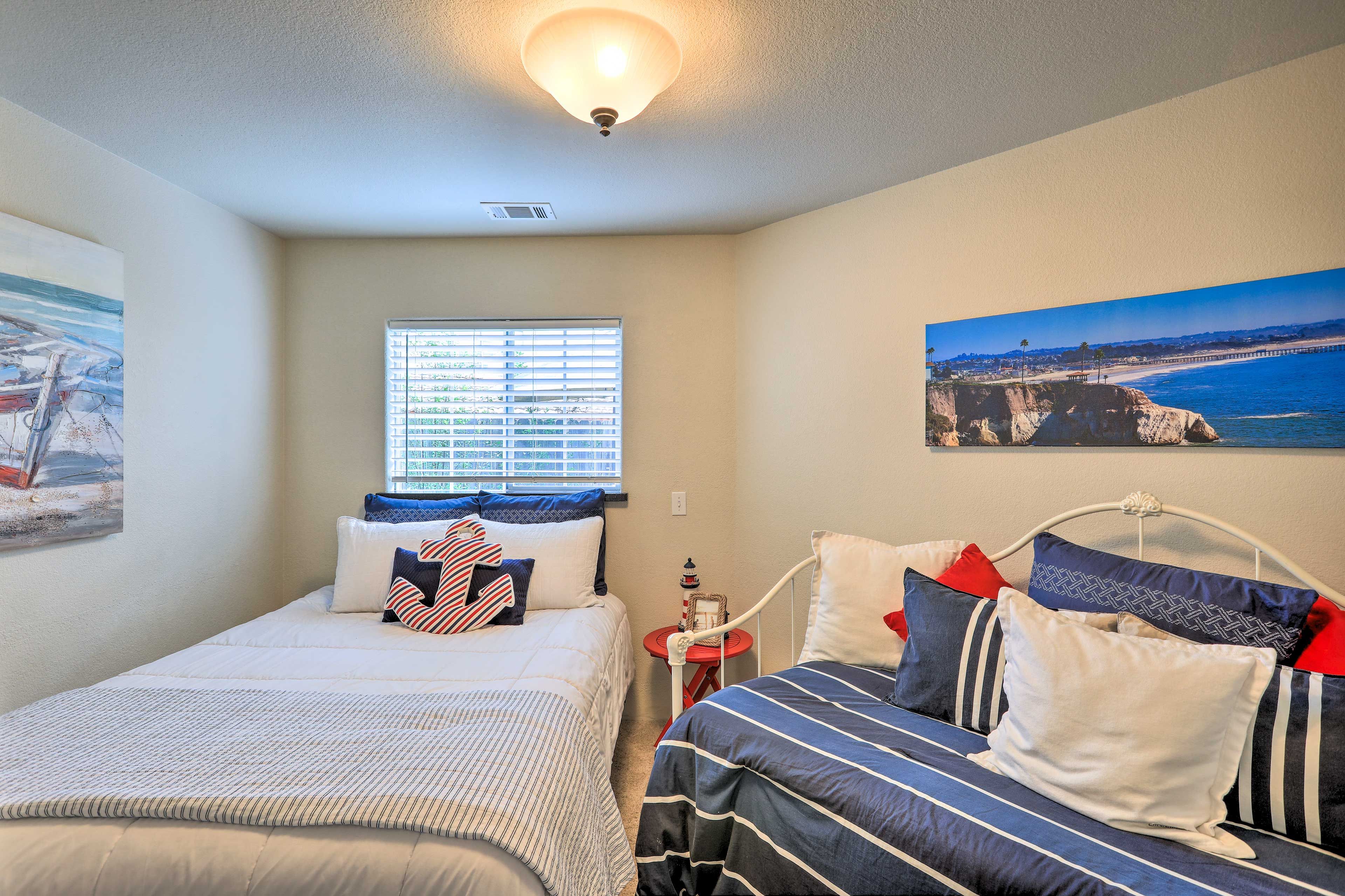 Bedroom 3 | Queen Bed | Twin Bed w/ Twin Trundle