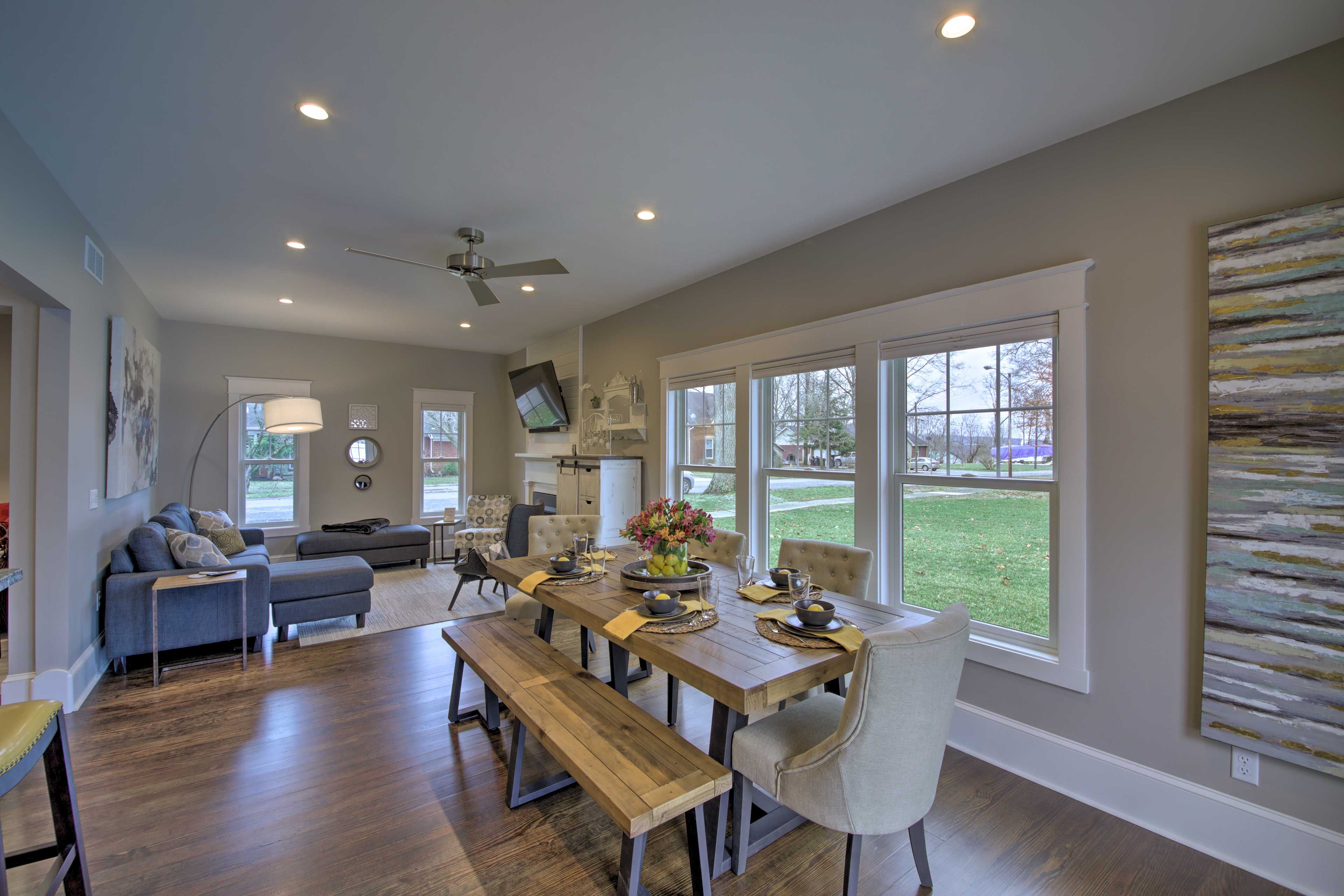 Dining Area | Farmhouse-Style Dining Table