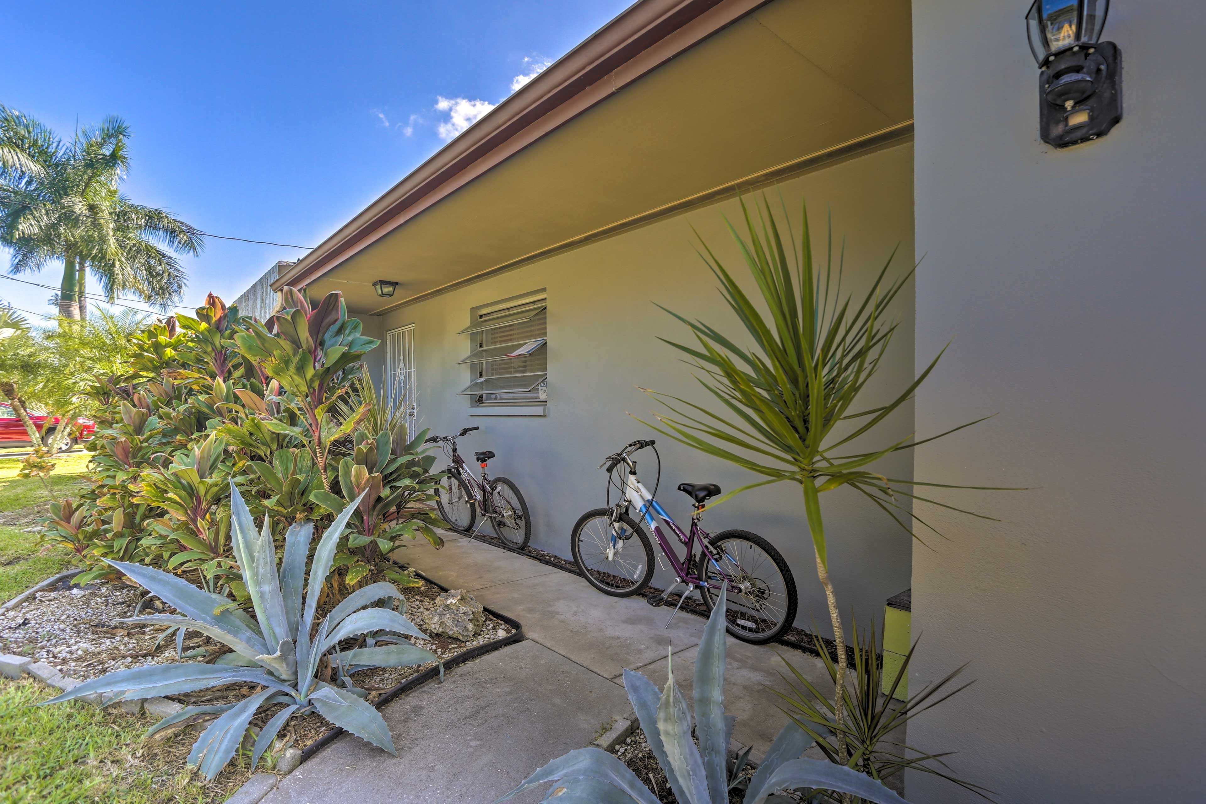 Hop on the bikes and explore Cape Coral.