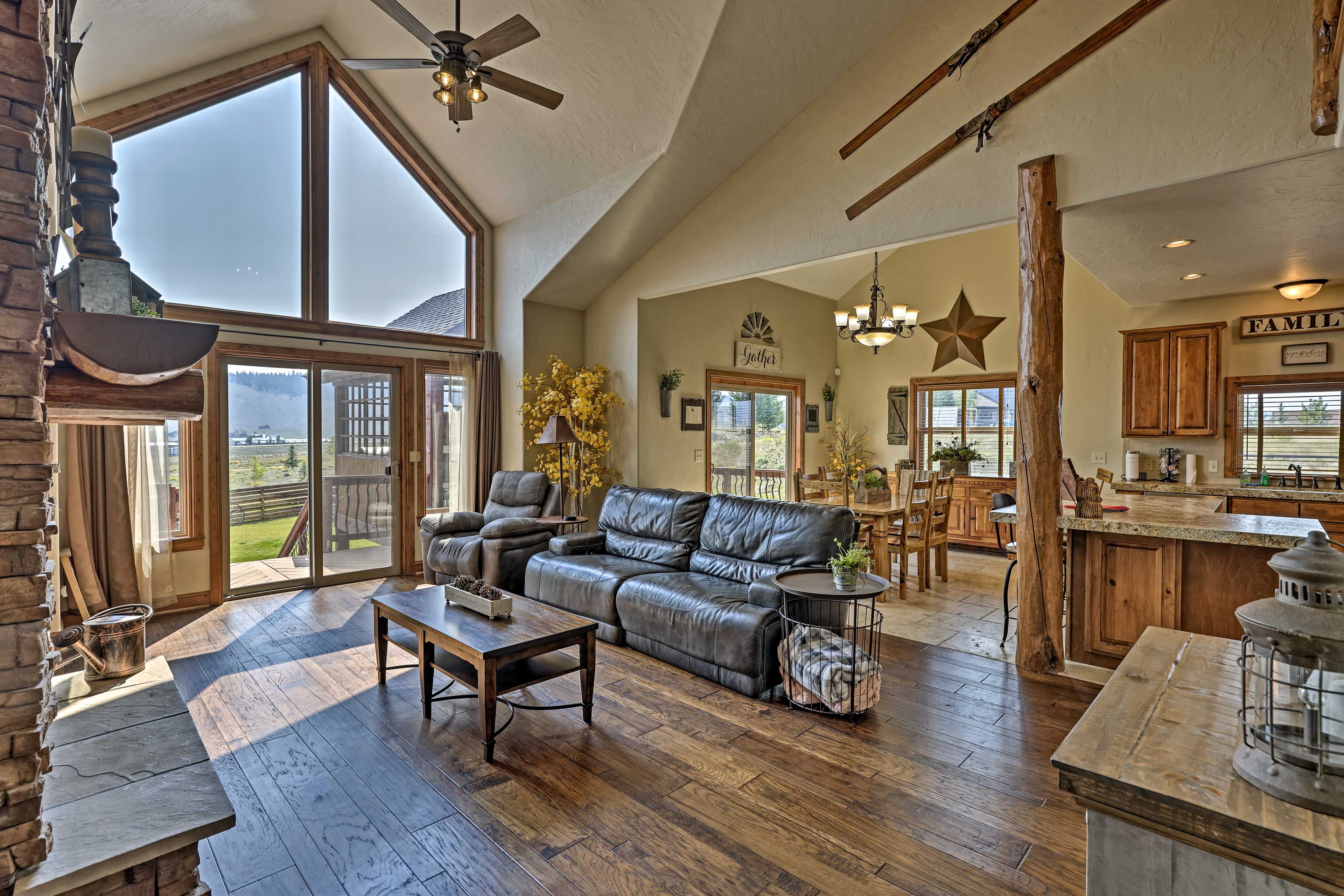 Living Room | Stairs Required For Access