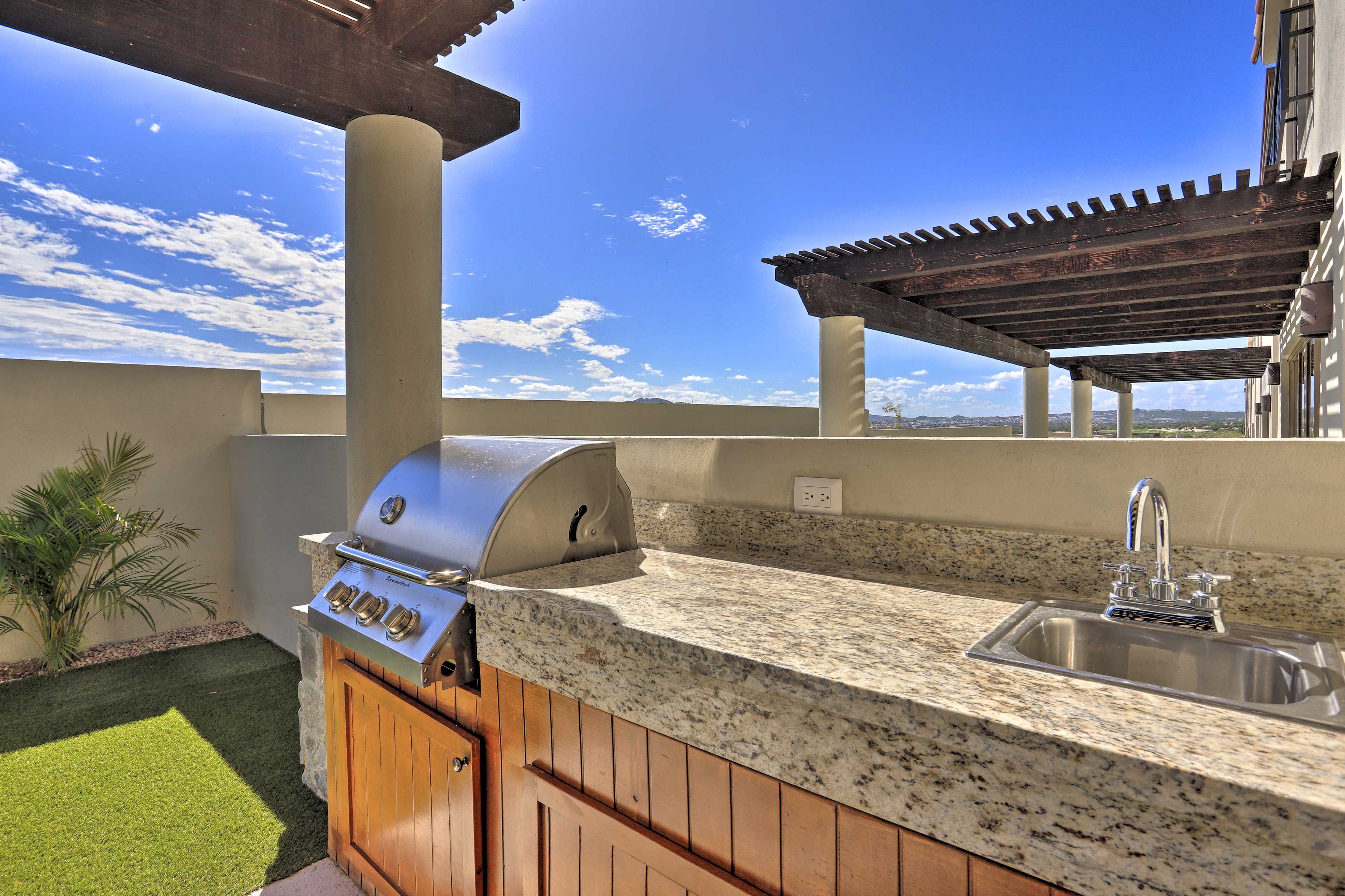 Fire up the grill for a tasty barbecue.