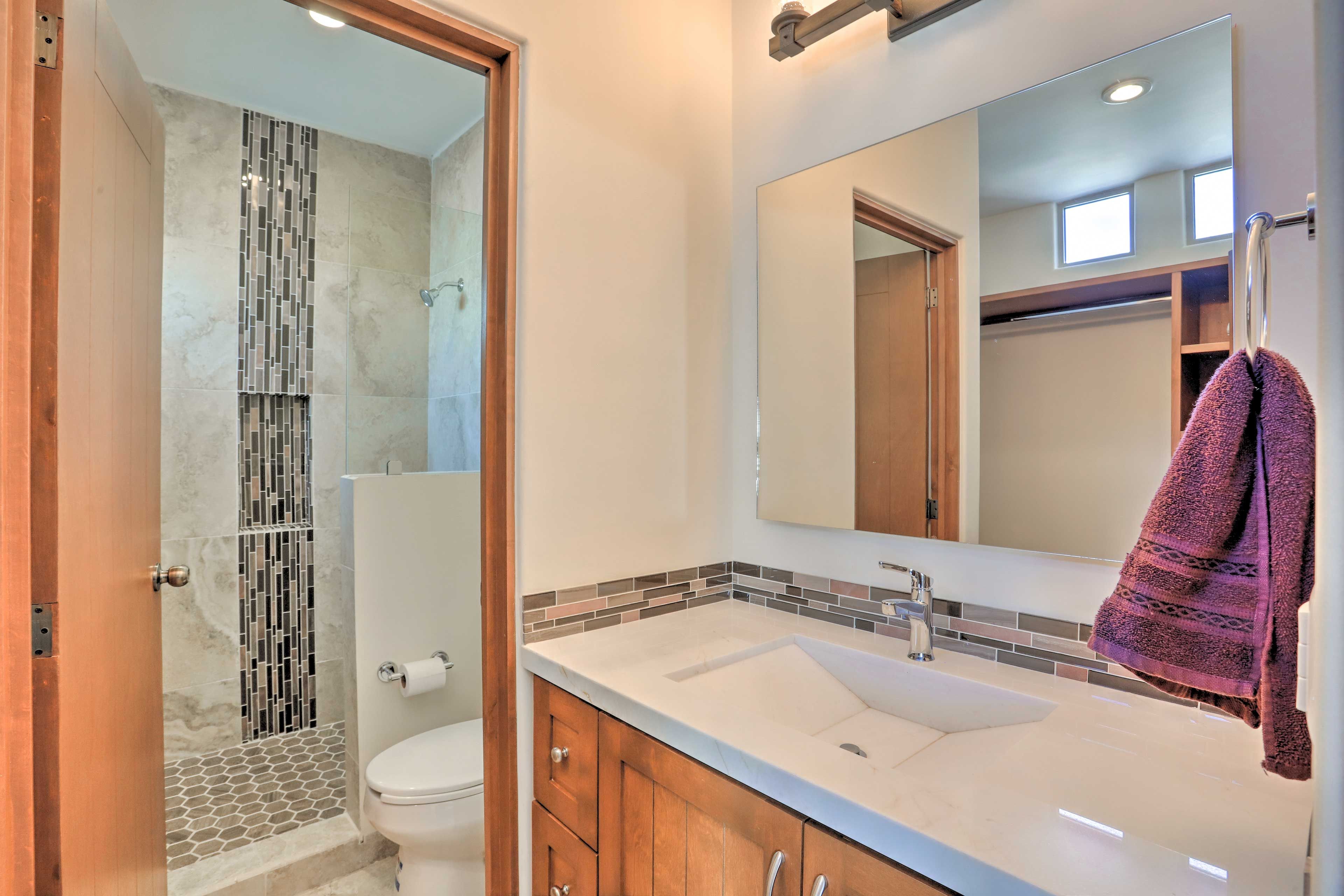 Make mornings a breeze thanks to the ensuite bathroom.
