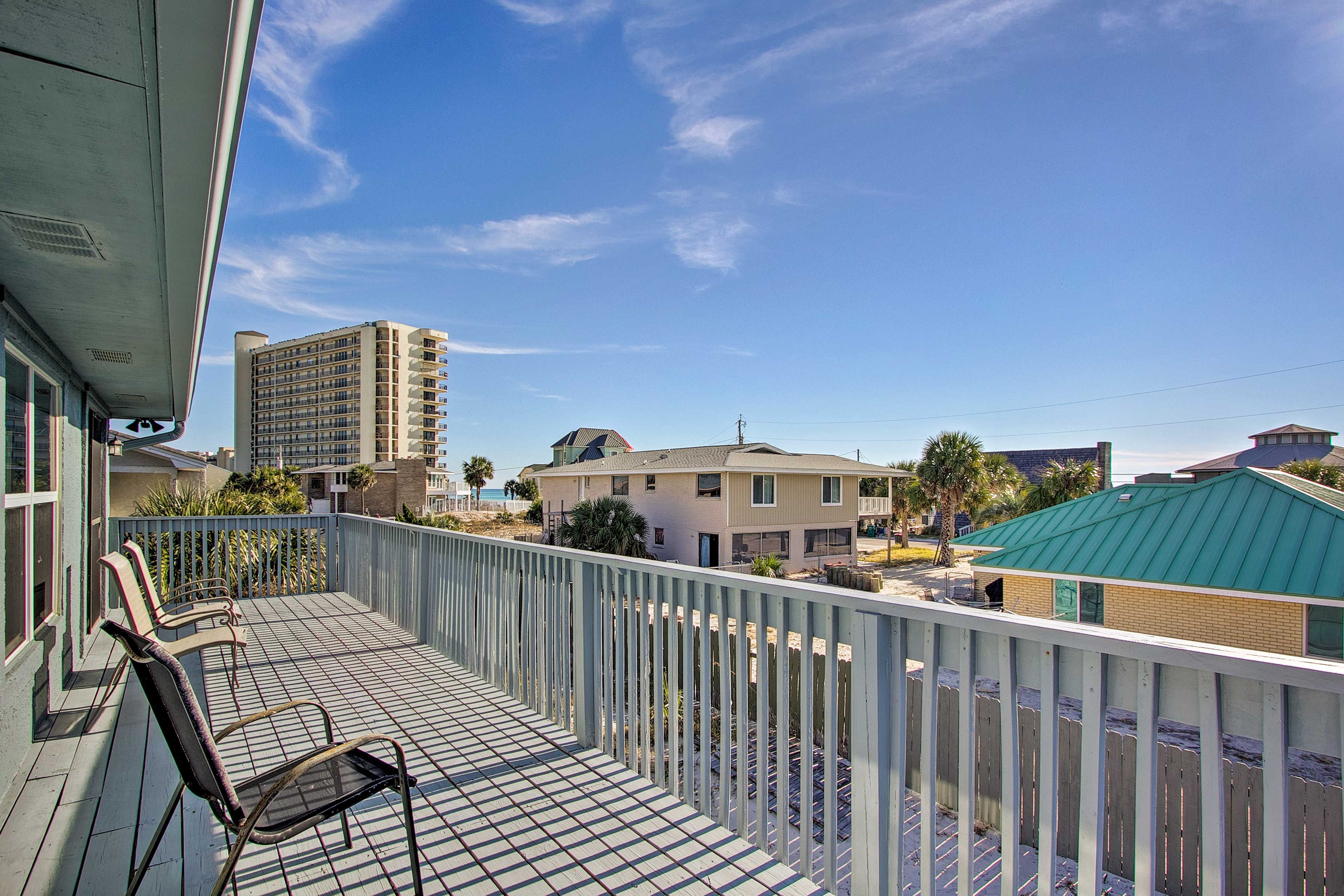 Furnished Balcony | Seating | Views