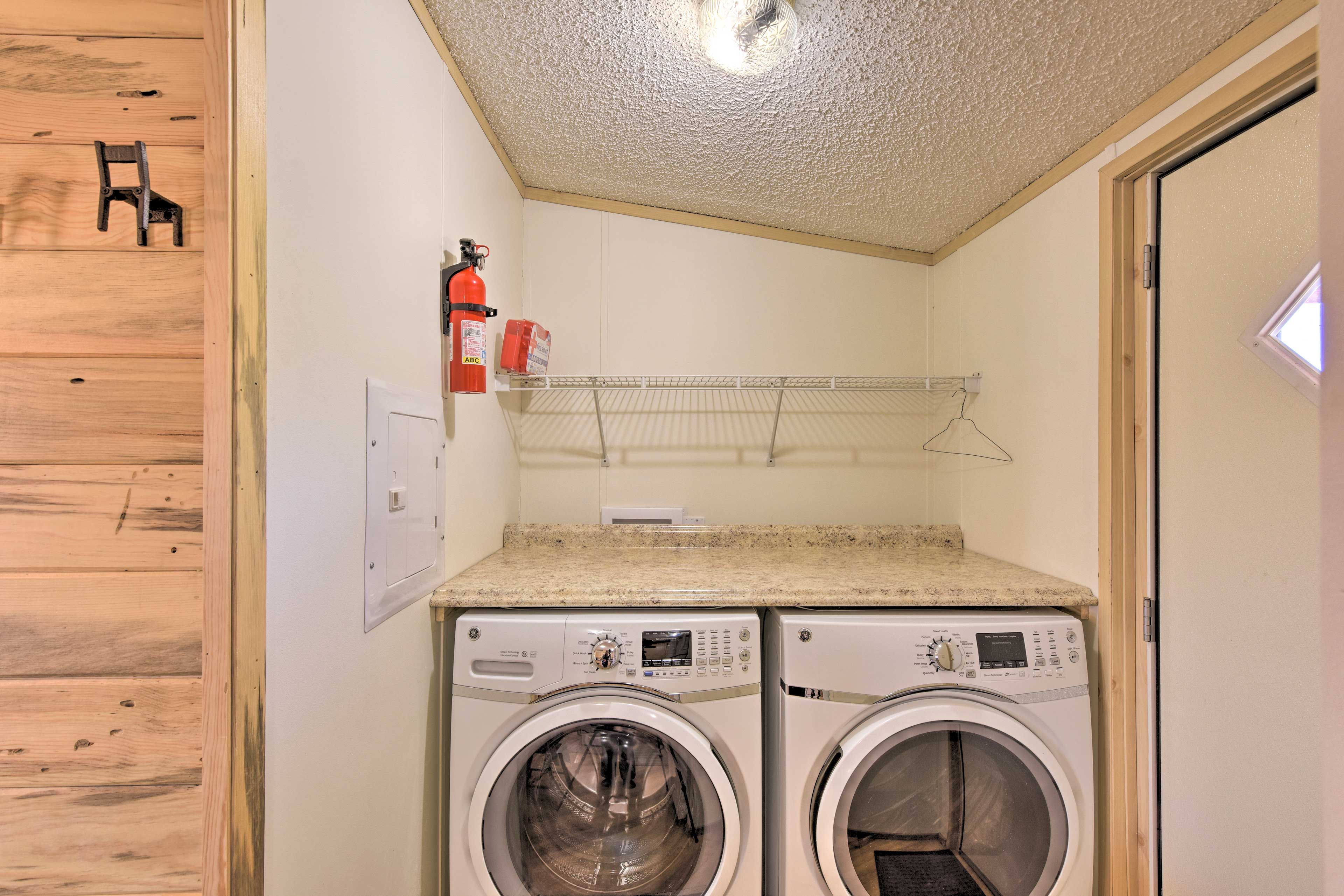 With at-home laundry, you'll have fresh gear for every adventure!