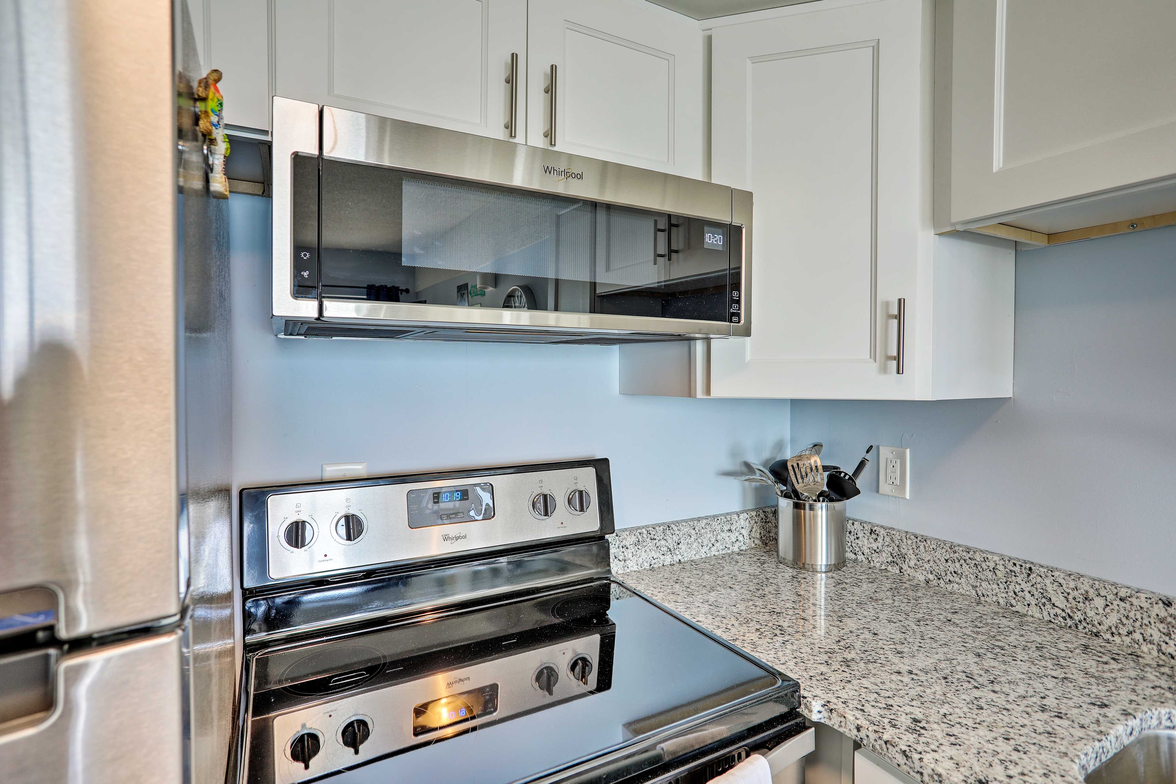 Make all your meals in this fully equipped kitchen.
