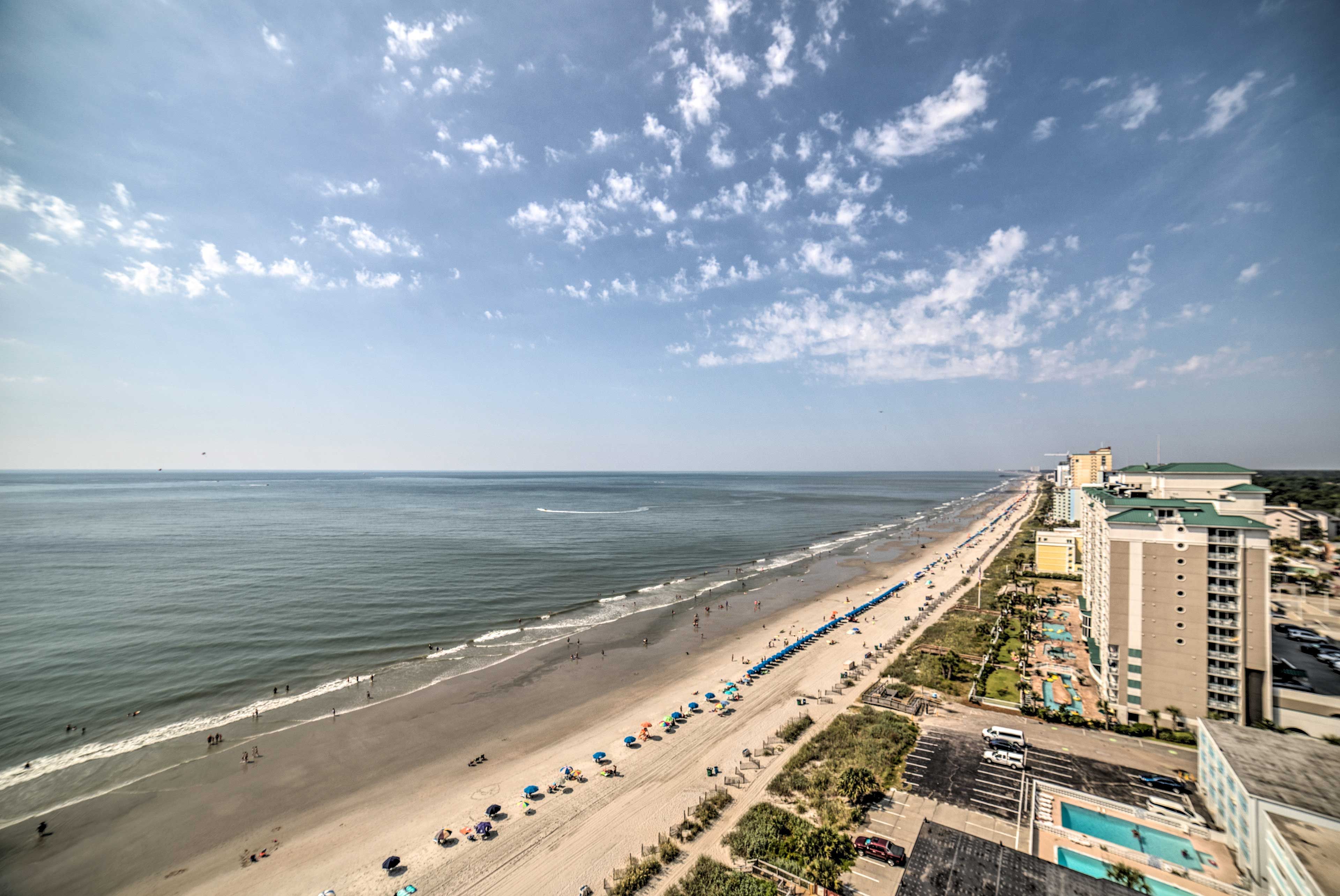 This vacation rental has gorgeous ocean views.