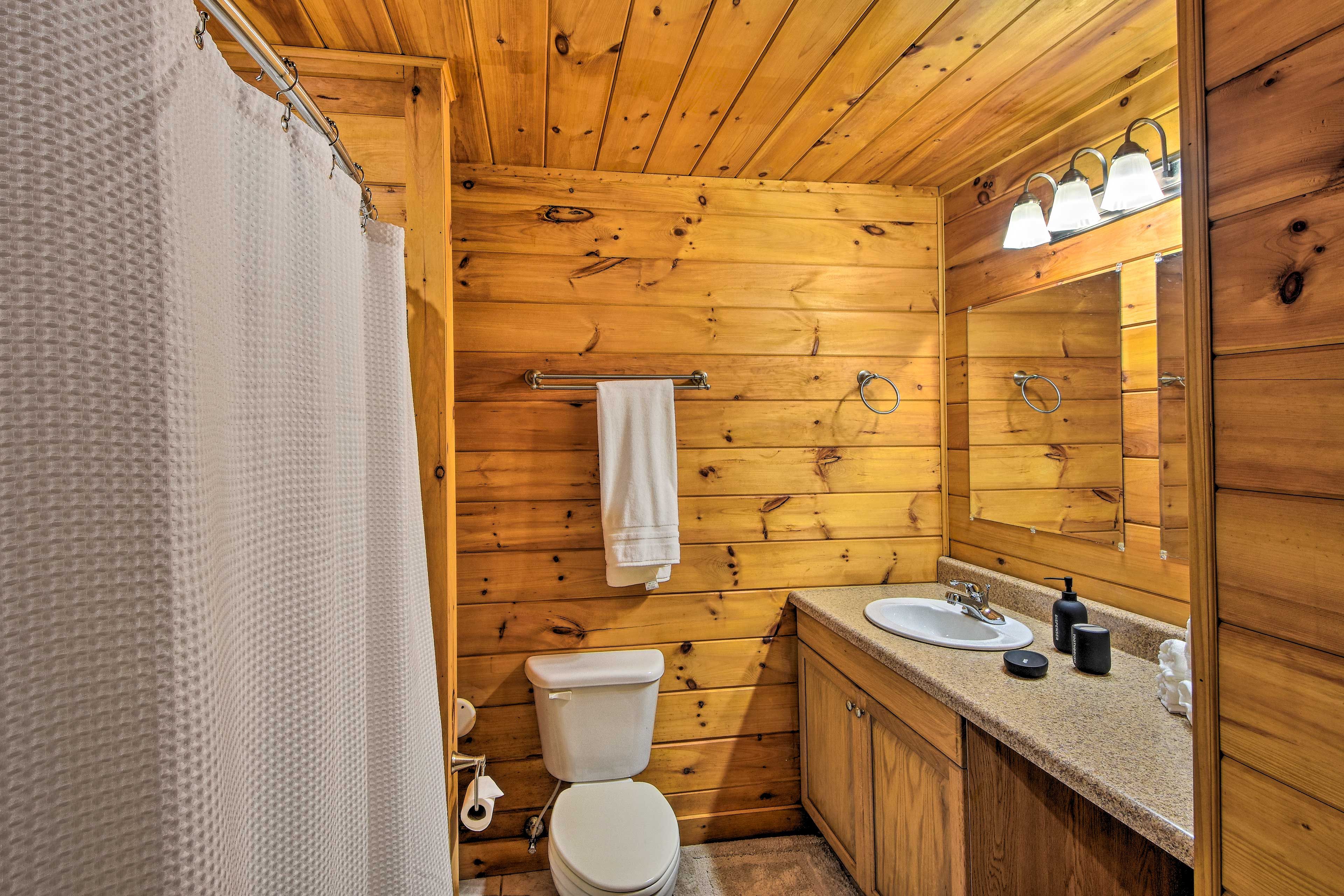 Rinse off with a shower or relax with a bath.