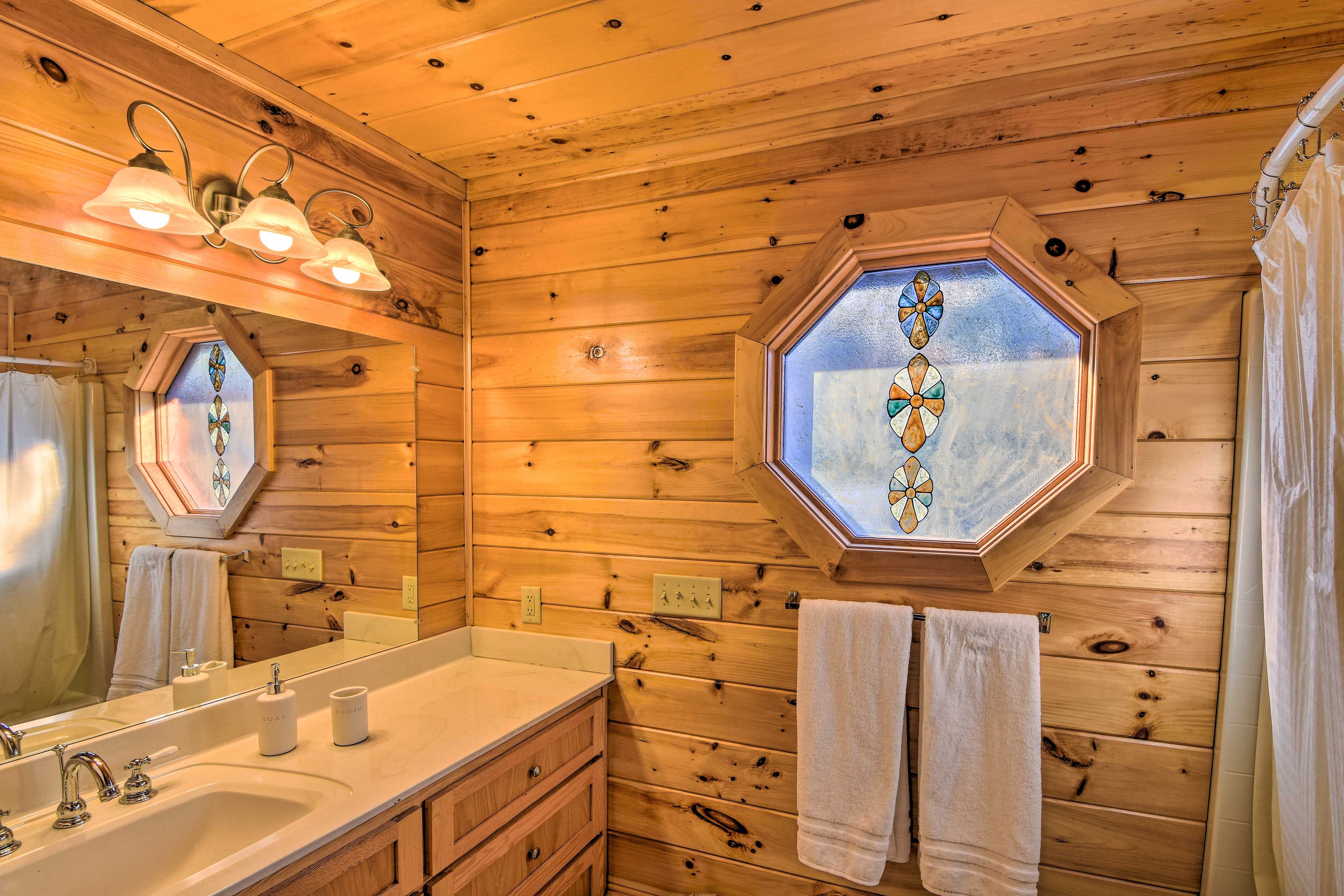 Fresh towels are provided.