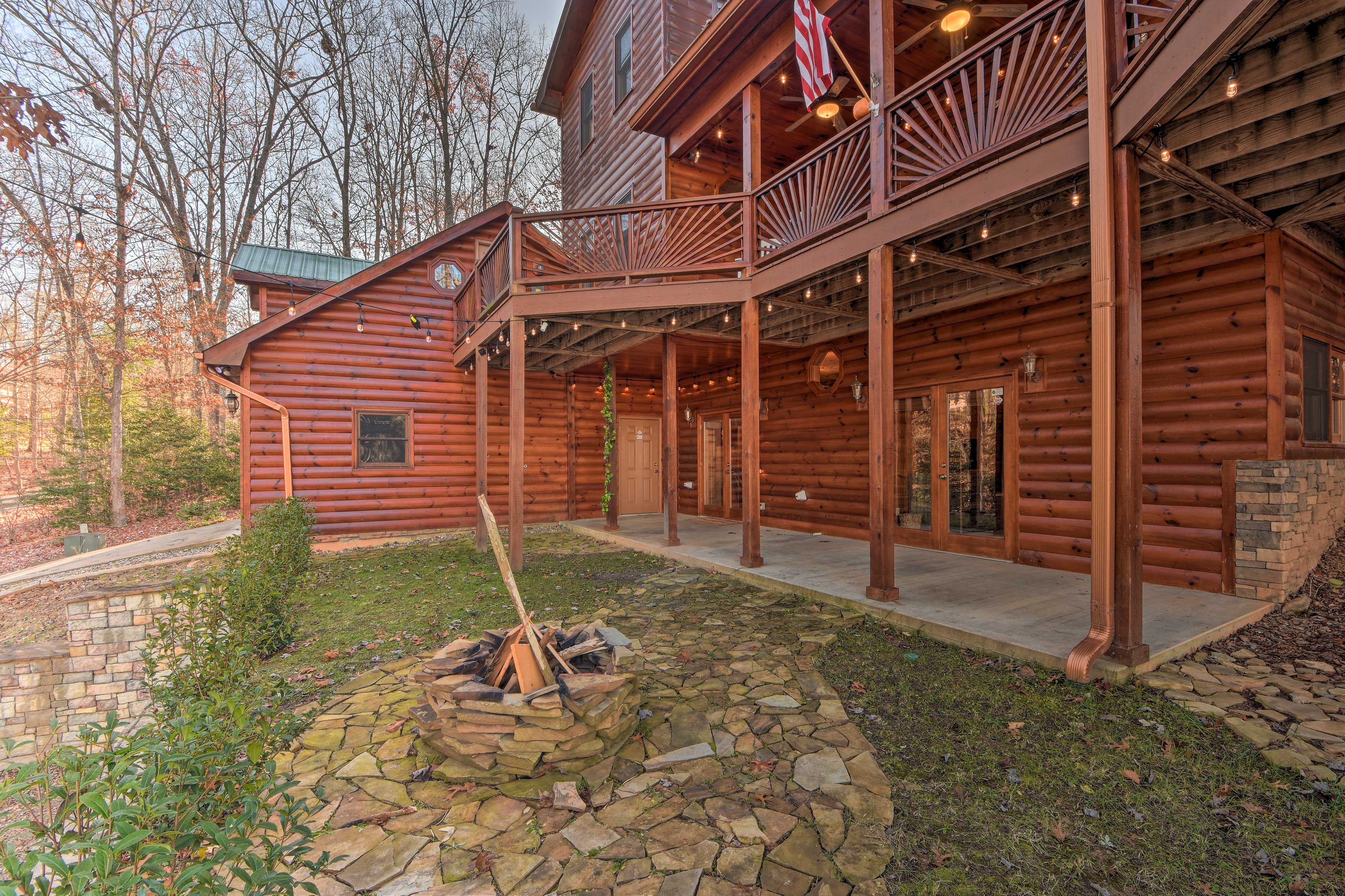 Finish nights gathered around the fire pit.