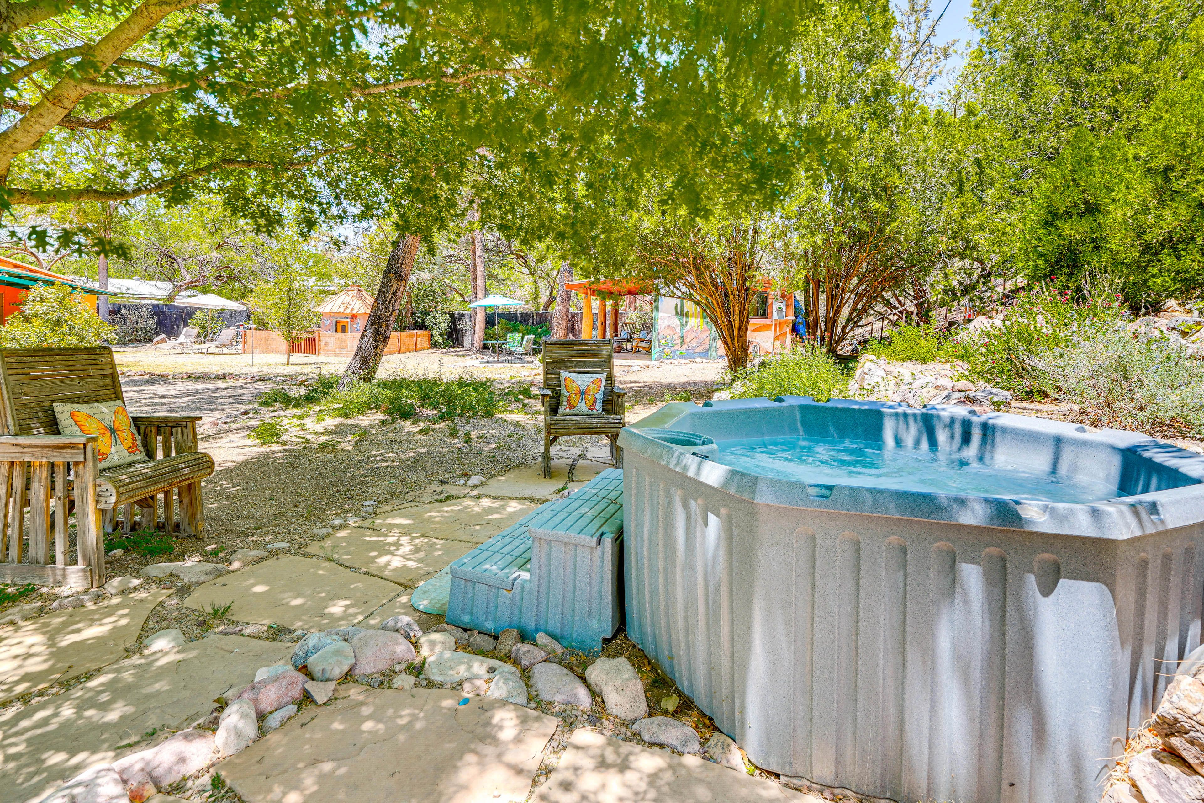 Shared Hot Tub