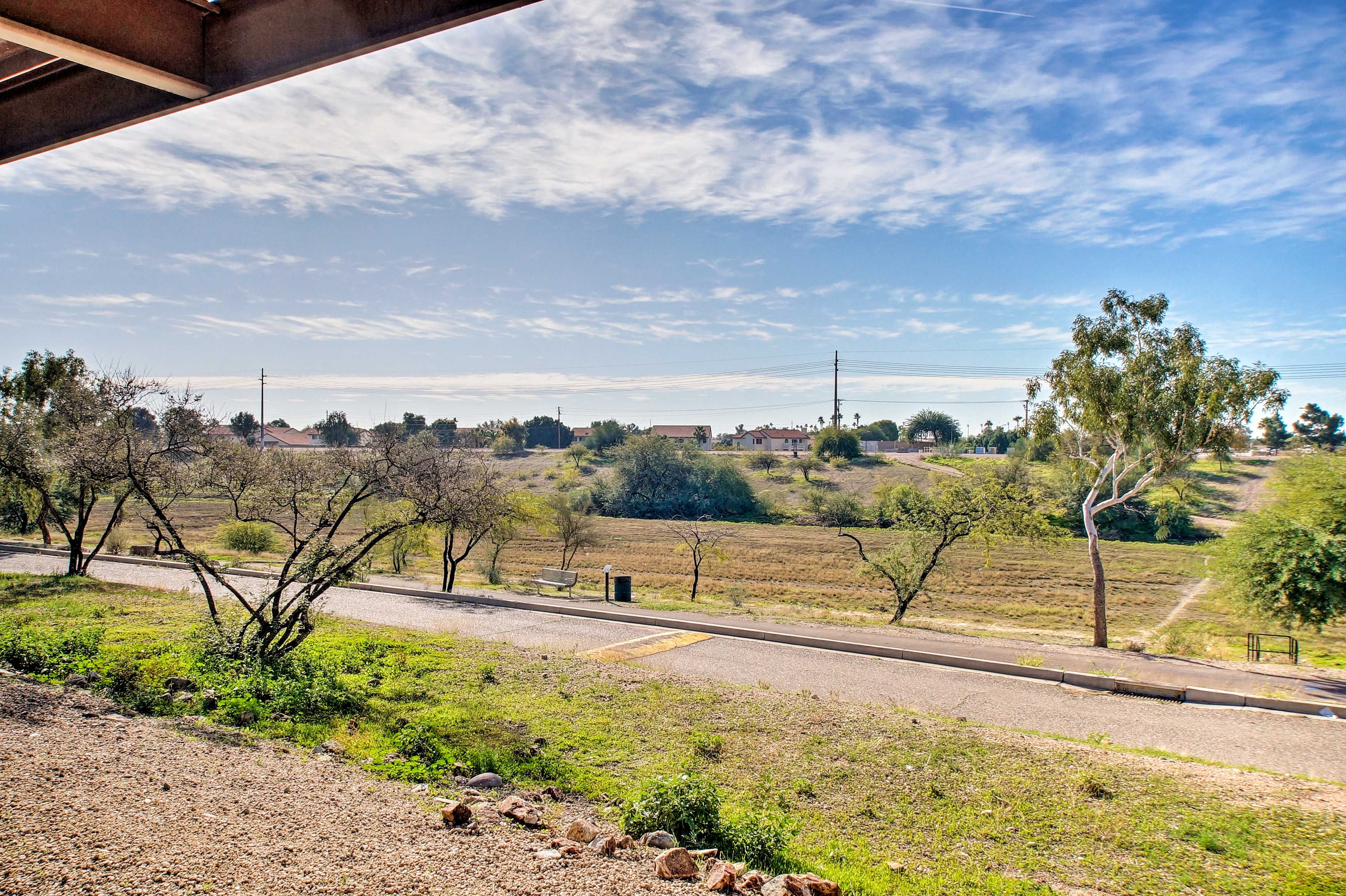 Spend sun filled days across the street at Thunderbird Paseo Park.