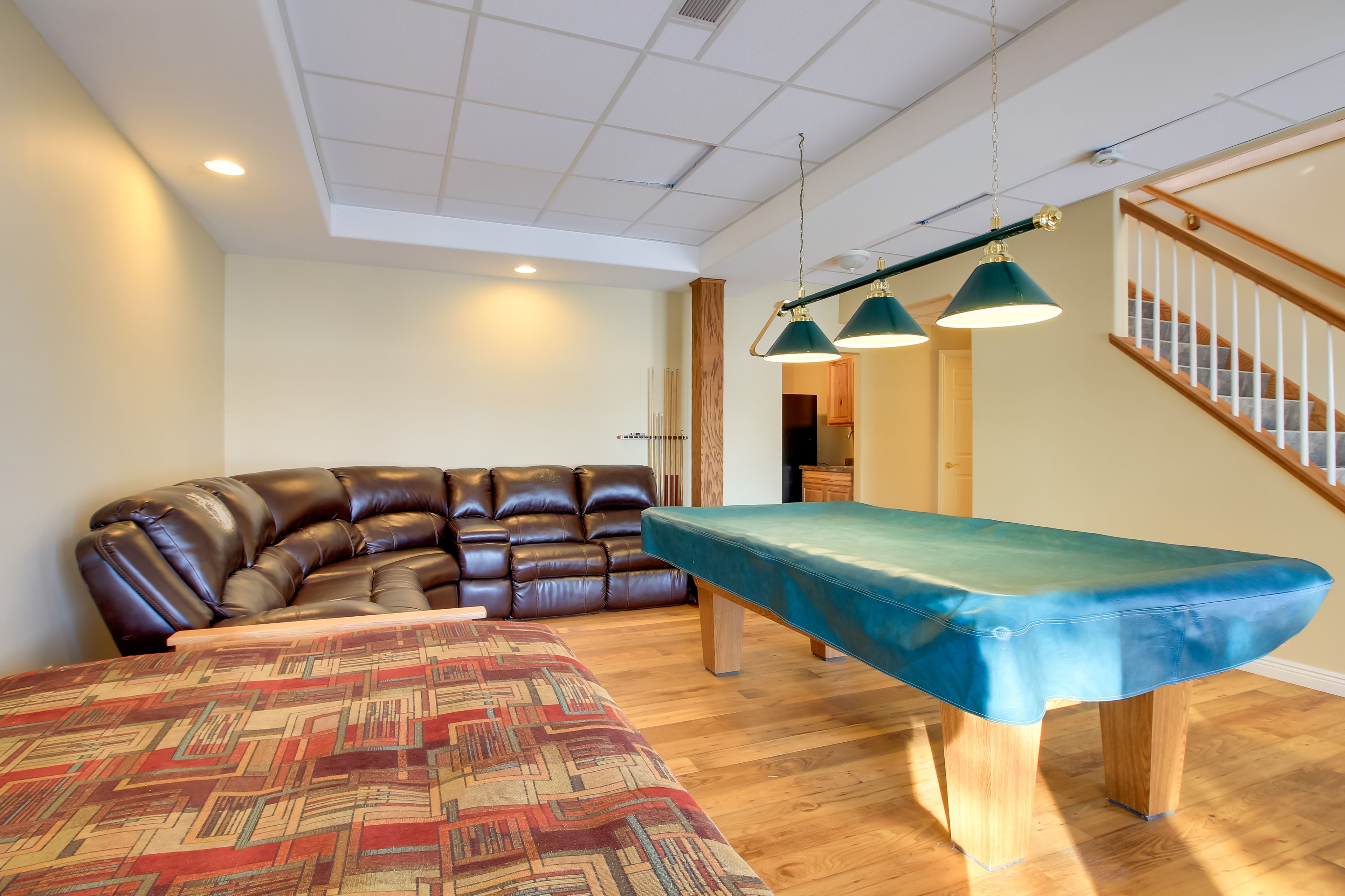 Basement | Pool Table | Futon