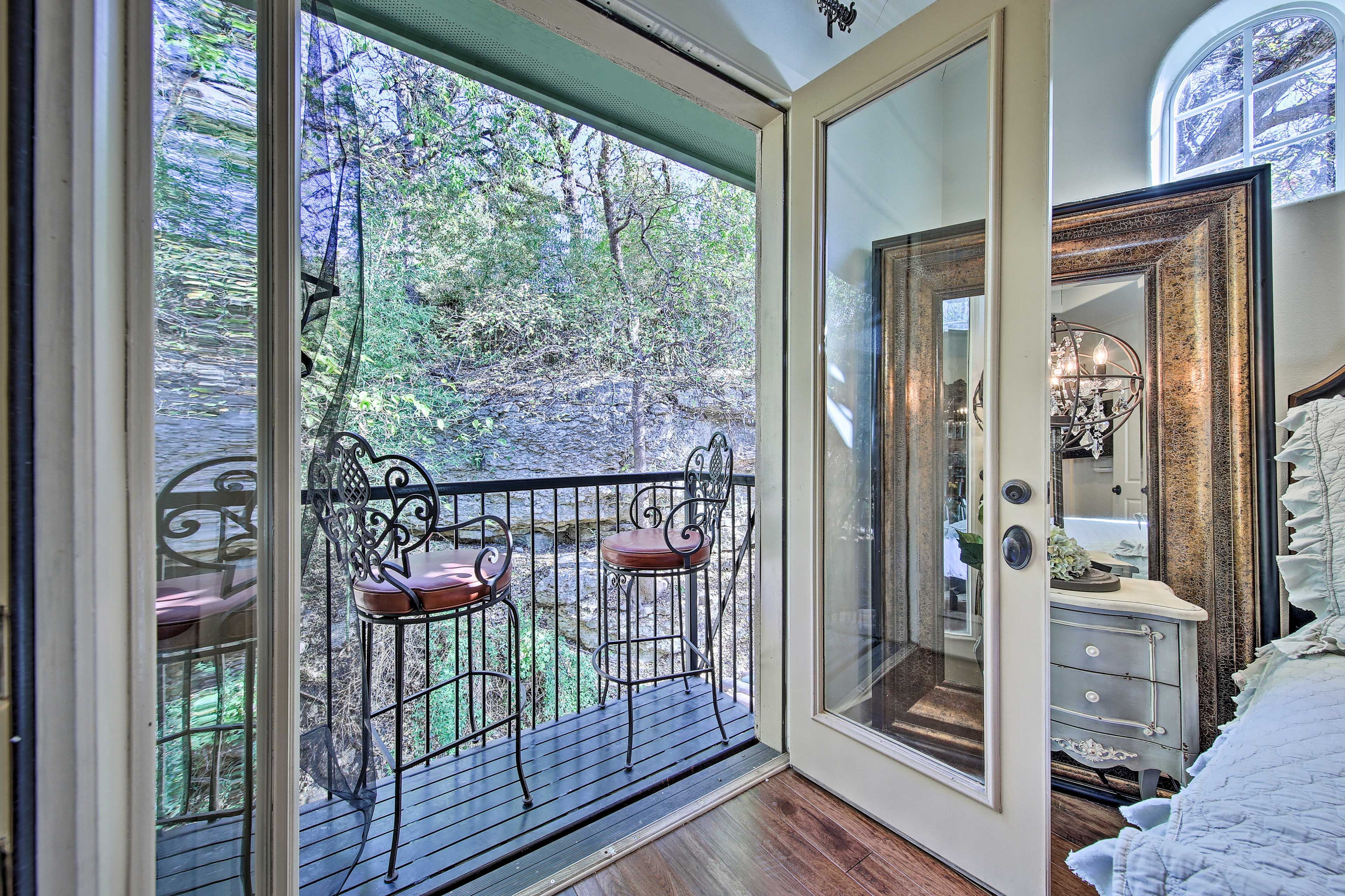Enjoy the privacy of your very own balcony.